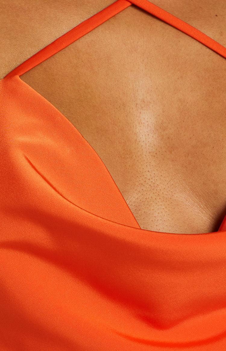 Giana Orange Cross Front Cami Product Image