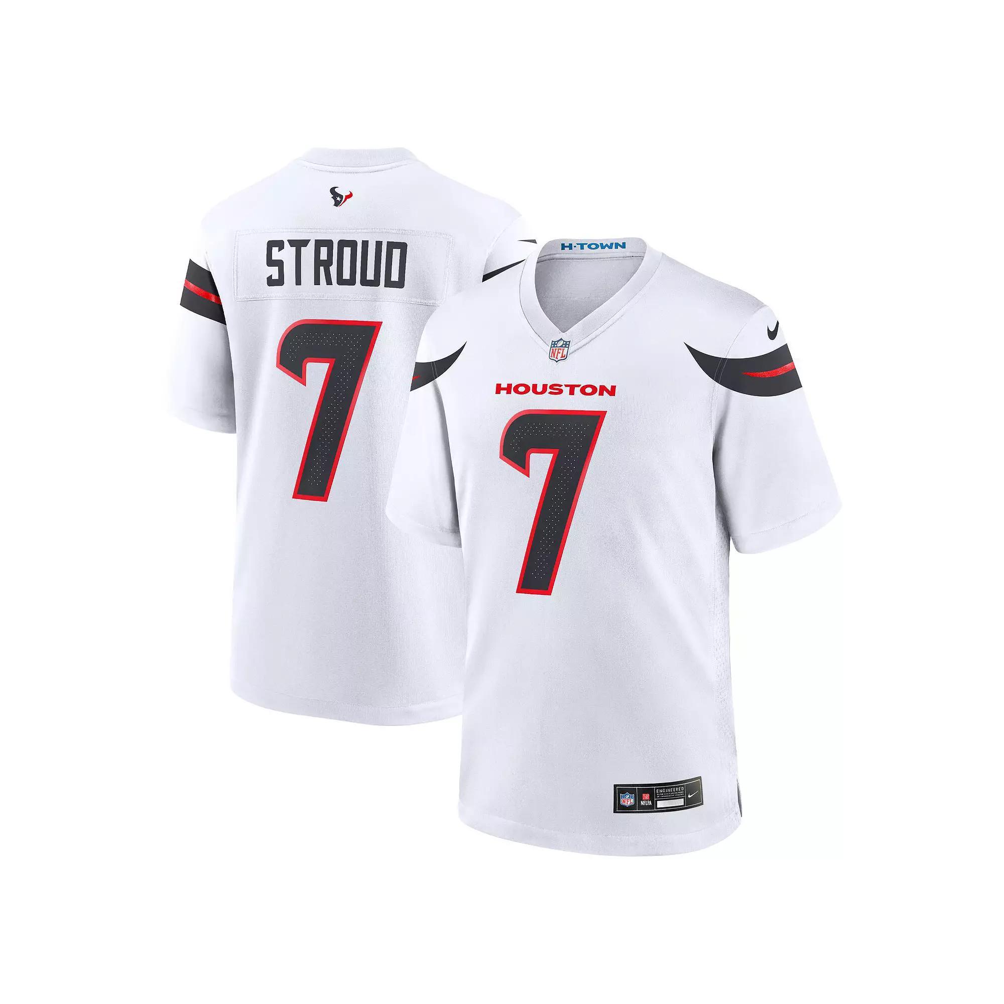 Men's Nike C.J. Stroud White Houston Texans Game Jersey, Size: Medium Product Image