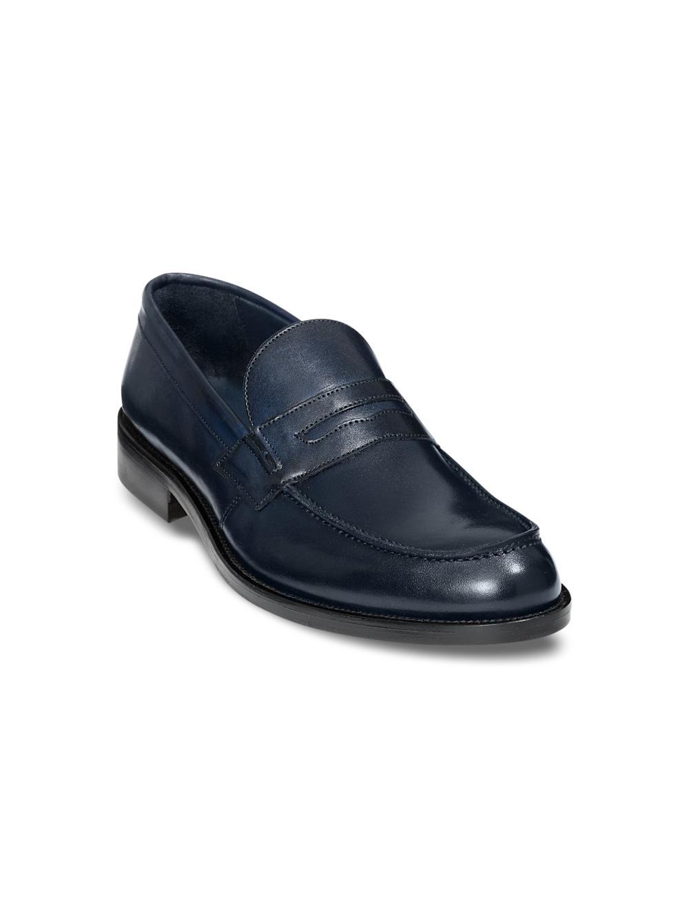 Eric Penny Loafer - Navy Product Image