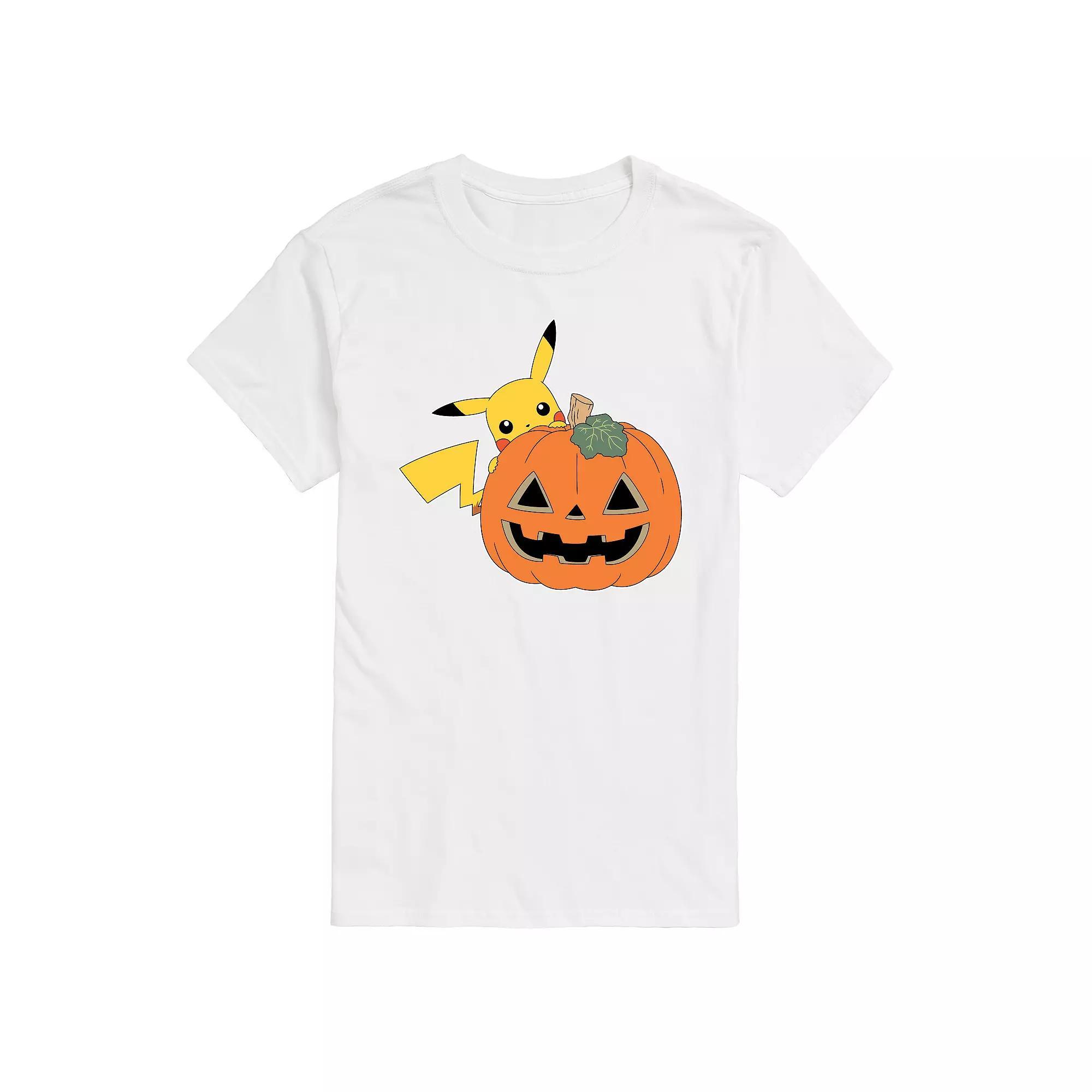 Big & Tall Pokemon Pika Pumpkin Tee, Mens Product Image
