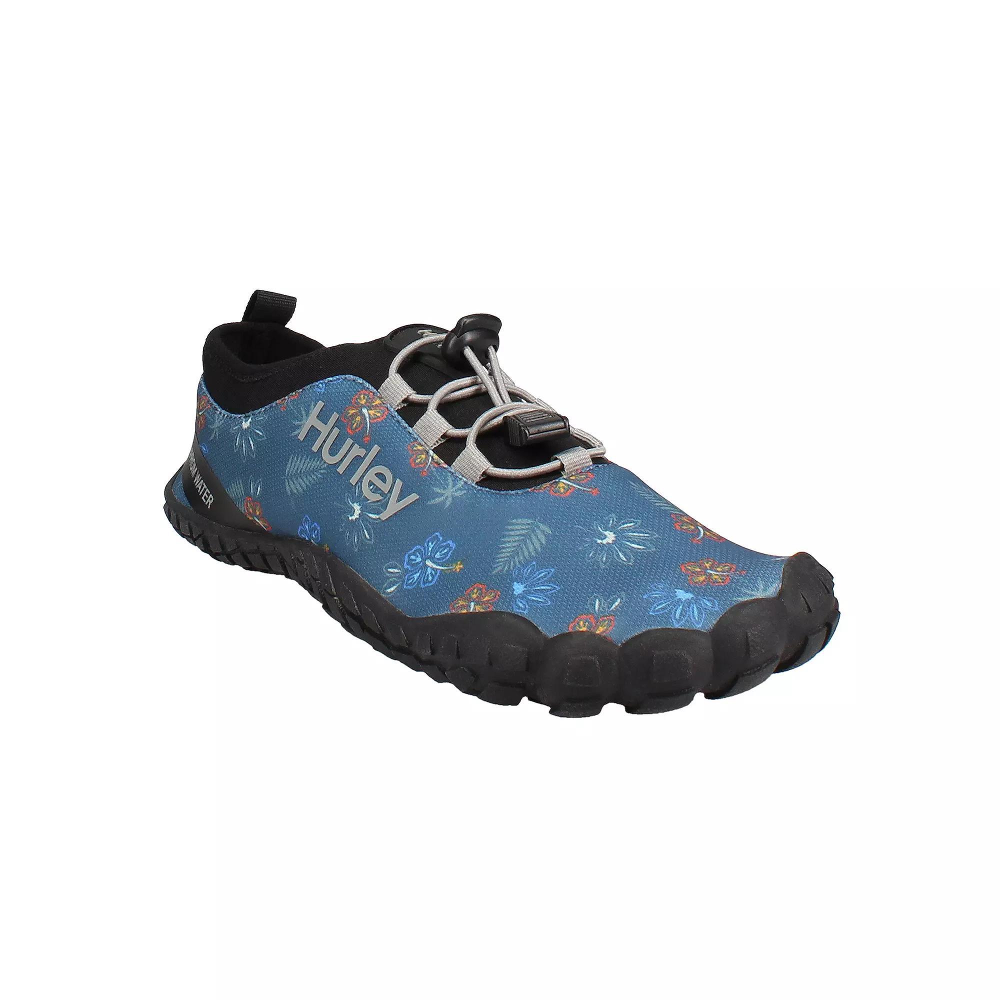 Hurley Immerse Men's Tropical Print Water Shoes, Size: 12 Medium, Blue Product Image