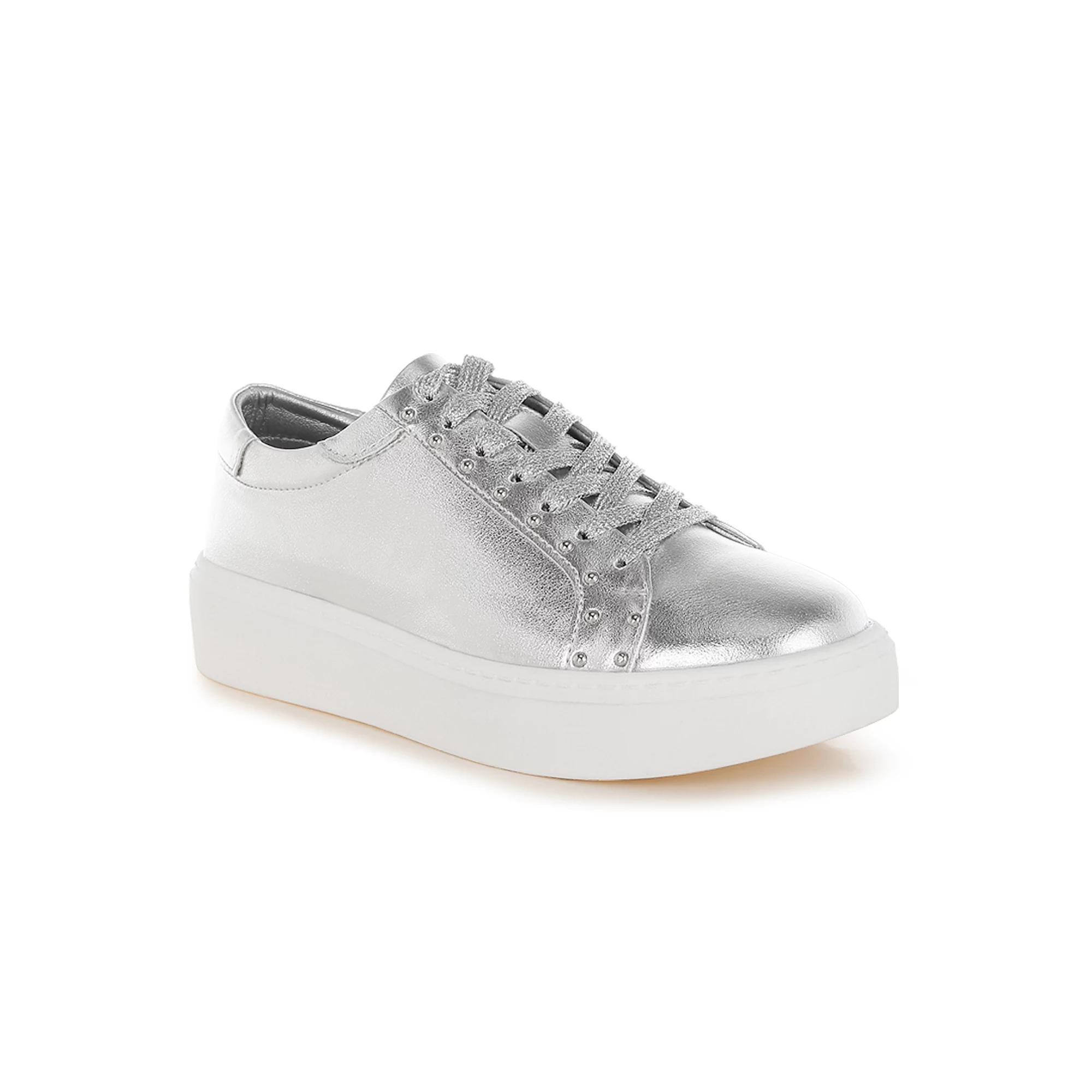 Rag & Co Cincinnati Women's Sneakers, Size: 8, Silver Product Image