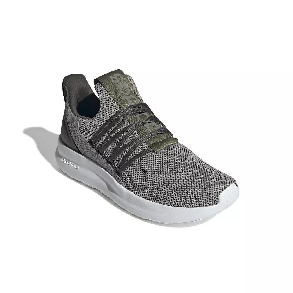 adidas Lite Racer Adapt 7.0 Men's Running Shoes, White Black Product Image