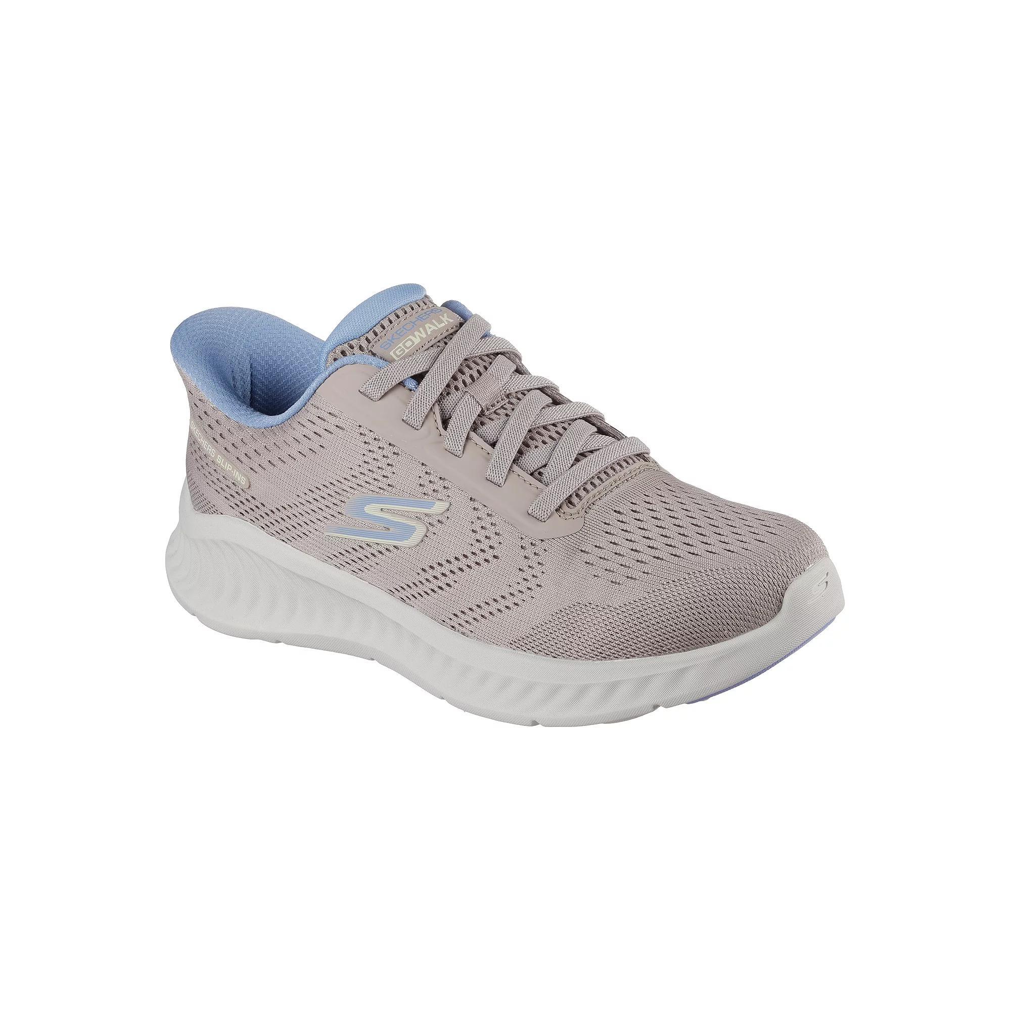 Skechers Hands Free Slip-ins GO WALK NOW Khloe Womens Shoes Brown Blue Product Image