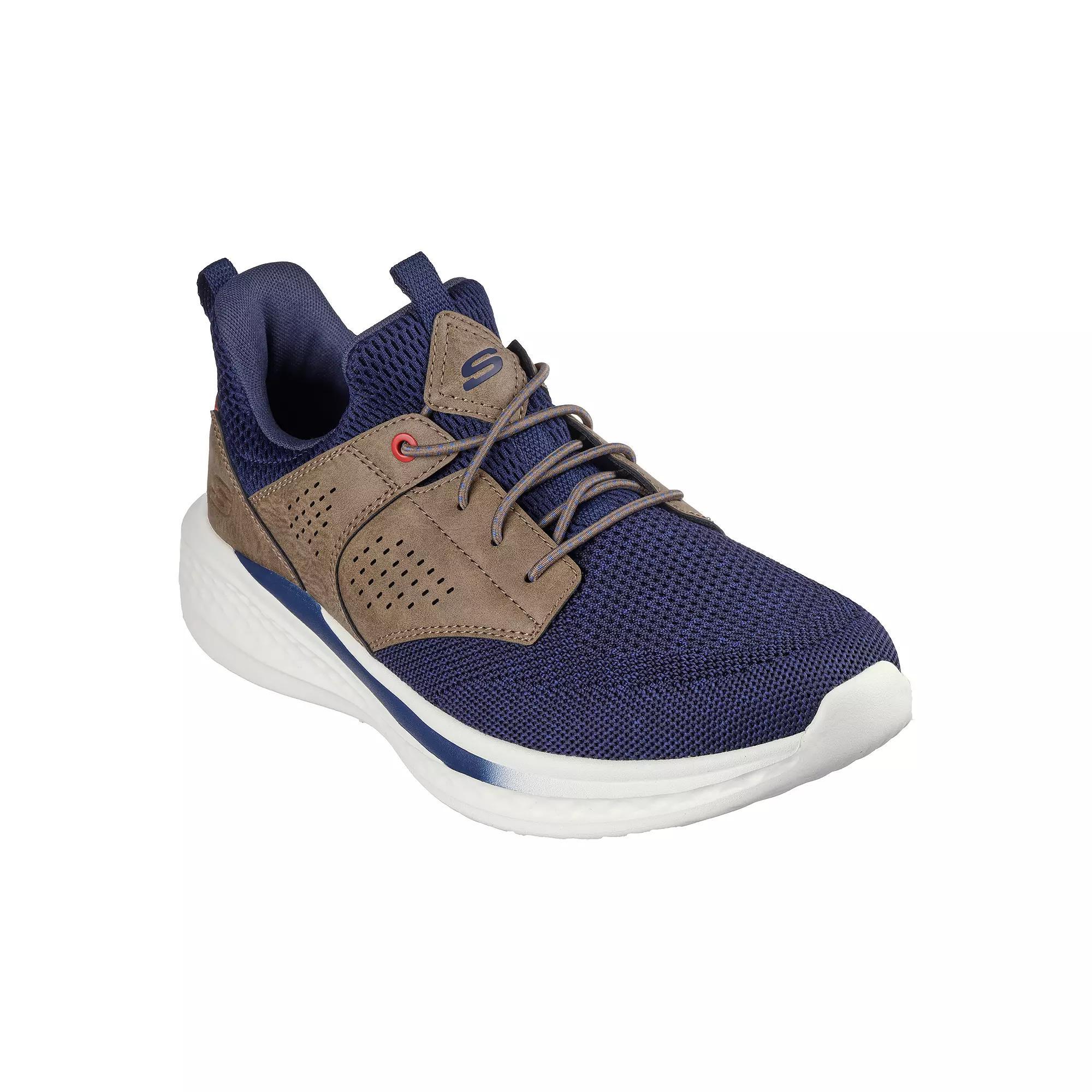 Skechers Relaxed Fit Slade Breyer Mens Shoes Blue Product Image