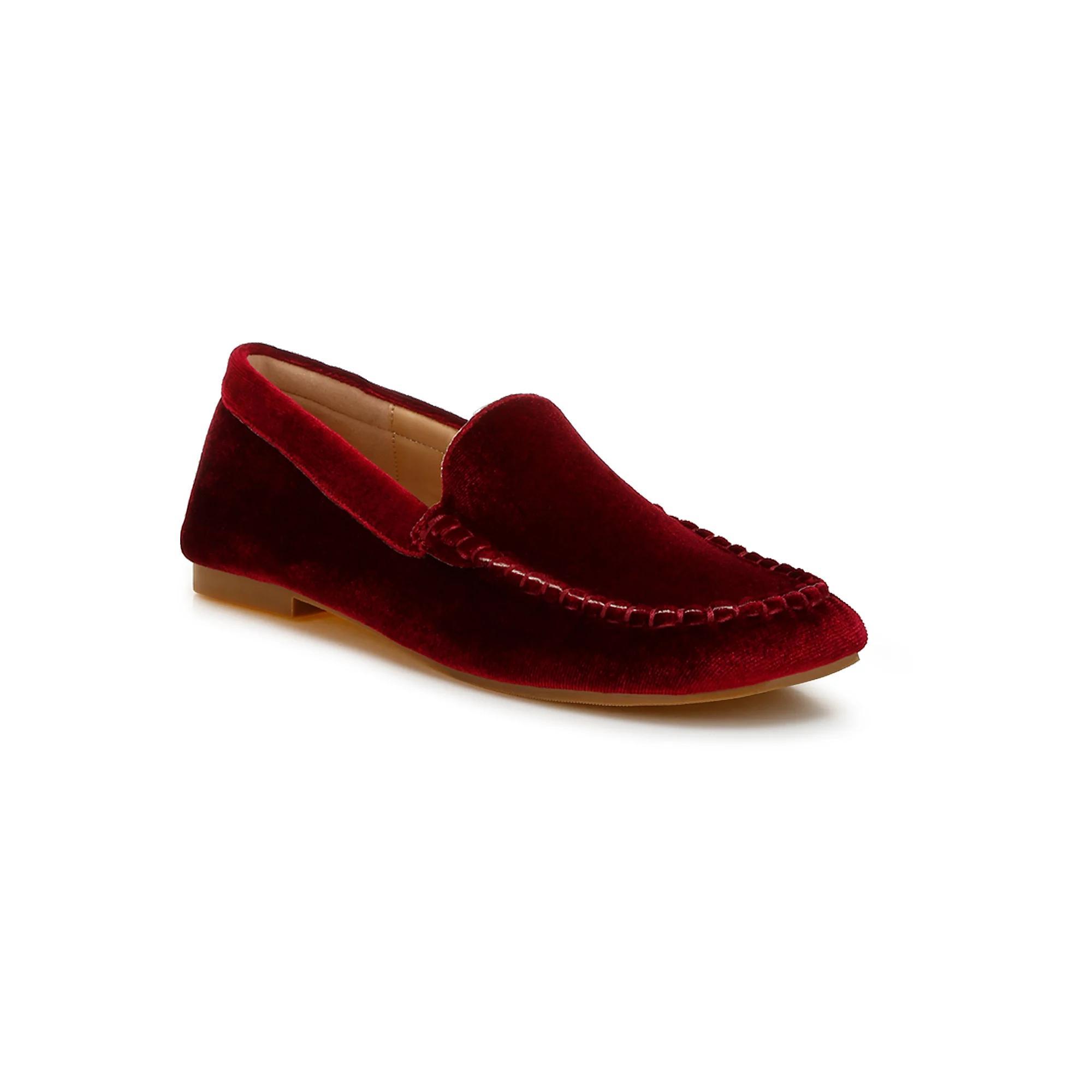 Rag & Co Robua Women's Loafers, Size: 8, Red Product Image