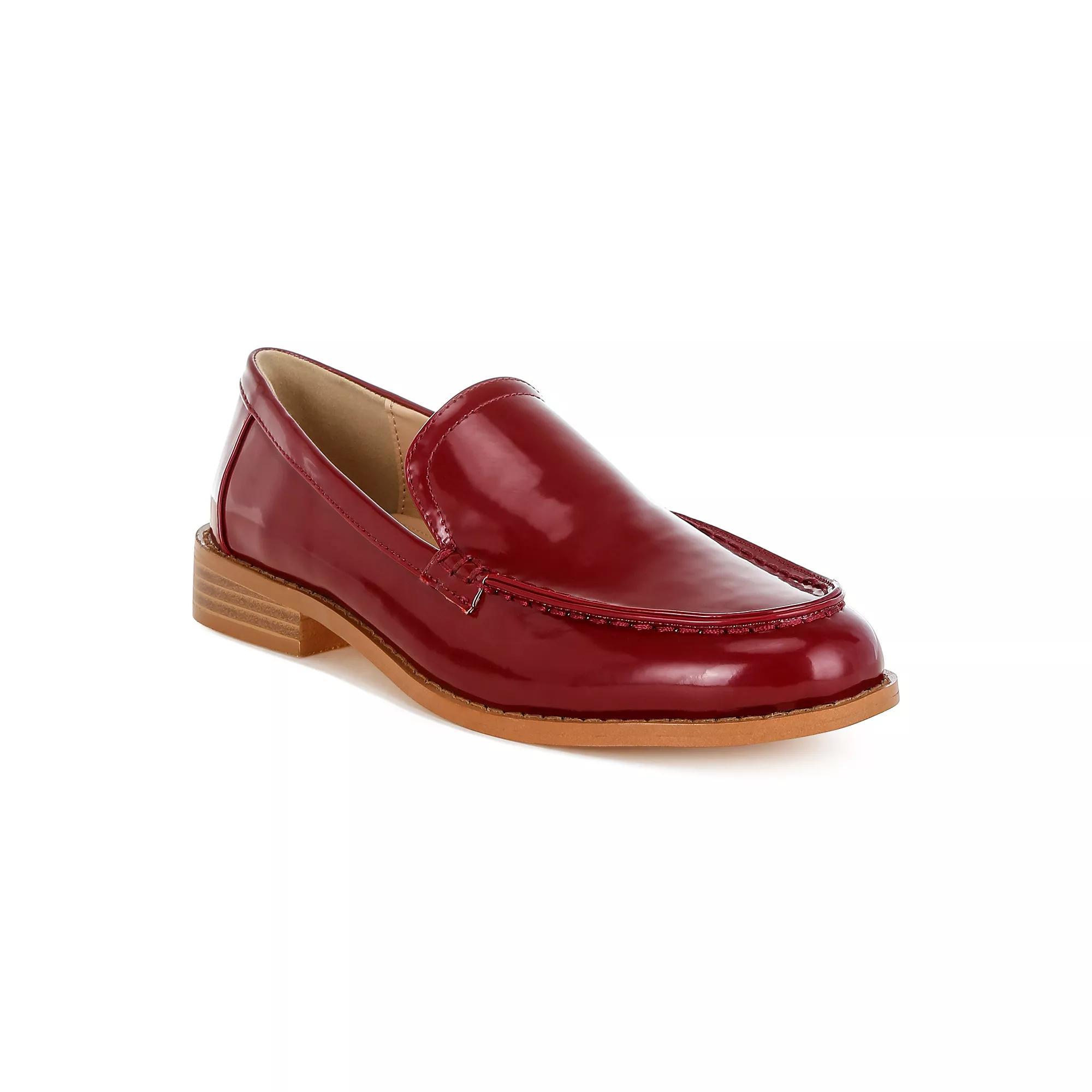 Rag & Co Corleone Womens Loafers Red Product Image