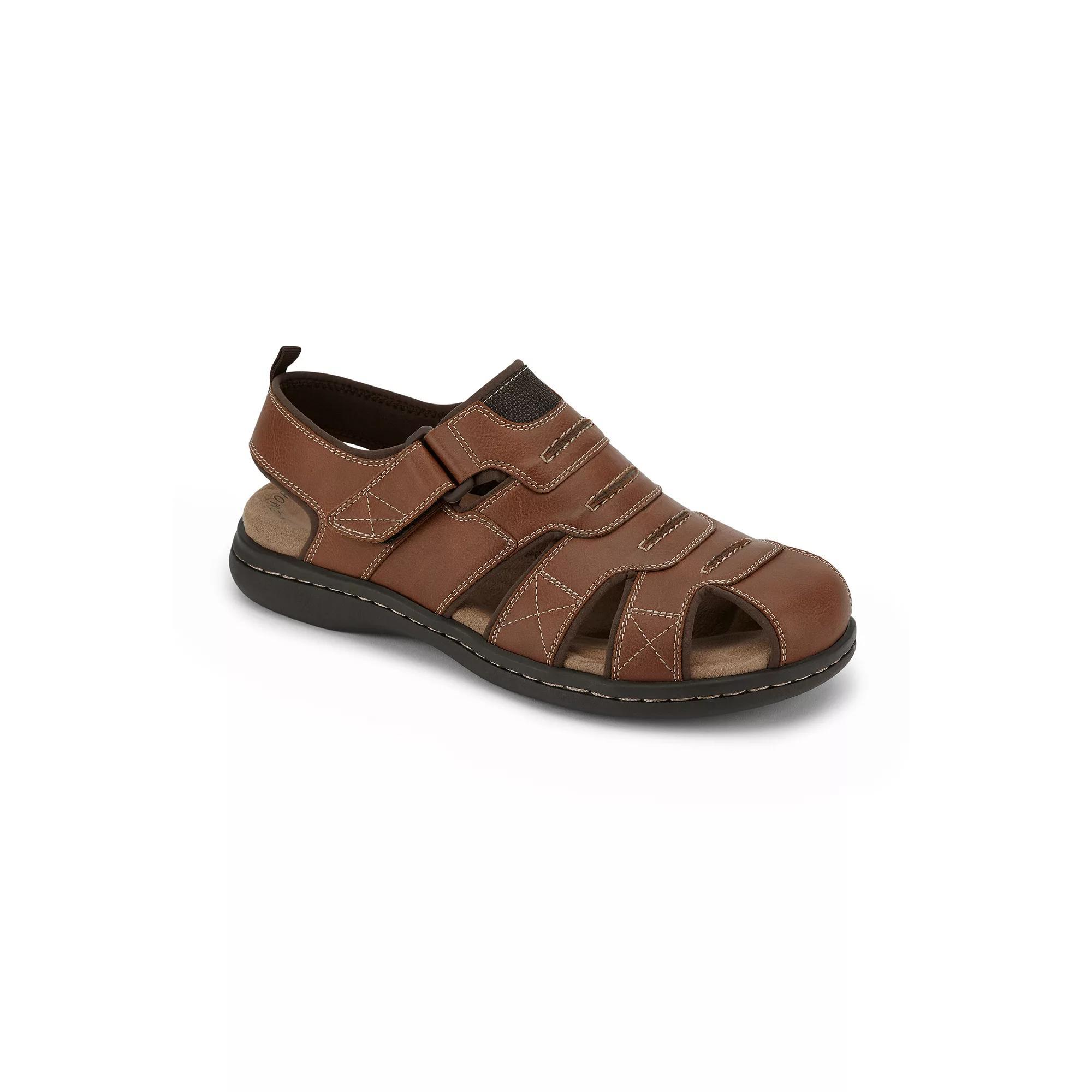 Dockers Searose Outdoor Mens Fisherman Sandals Red Product Image