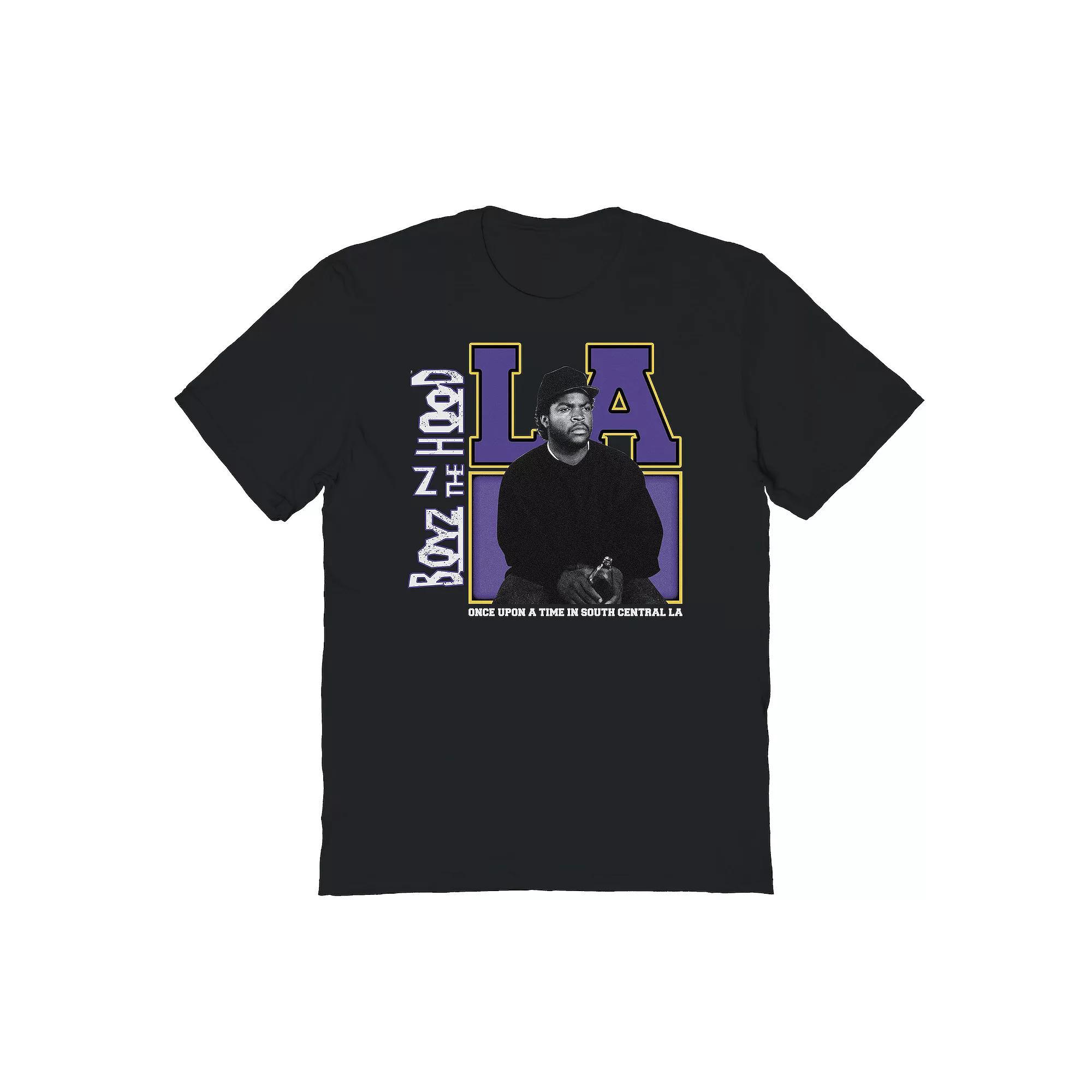 Men's Purple Graphic T-Shirt, Size: Small, Black Product Image