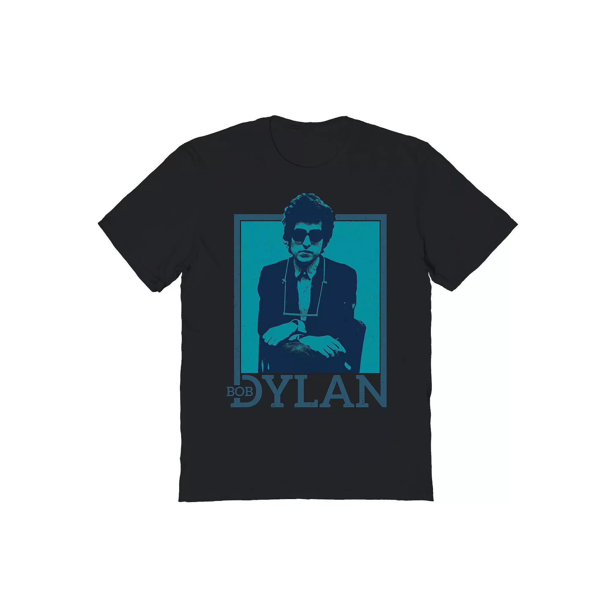 Men's Bob Dylan Arms Crossed Graphic Tee, Size: Small, Black Product Image