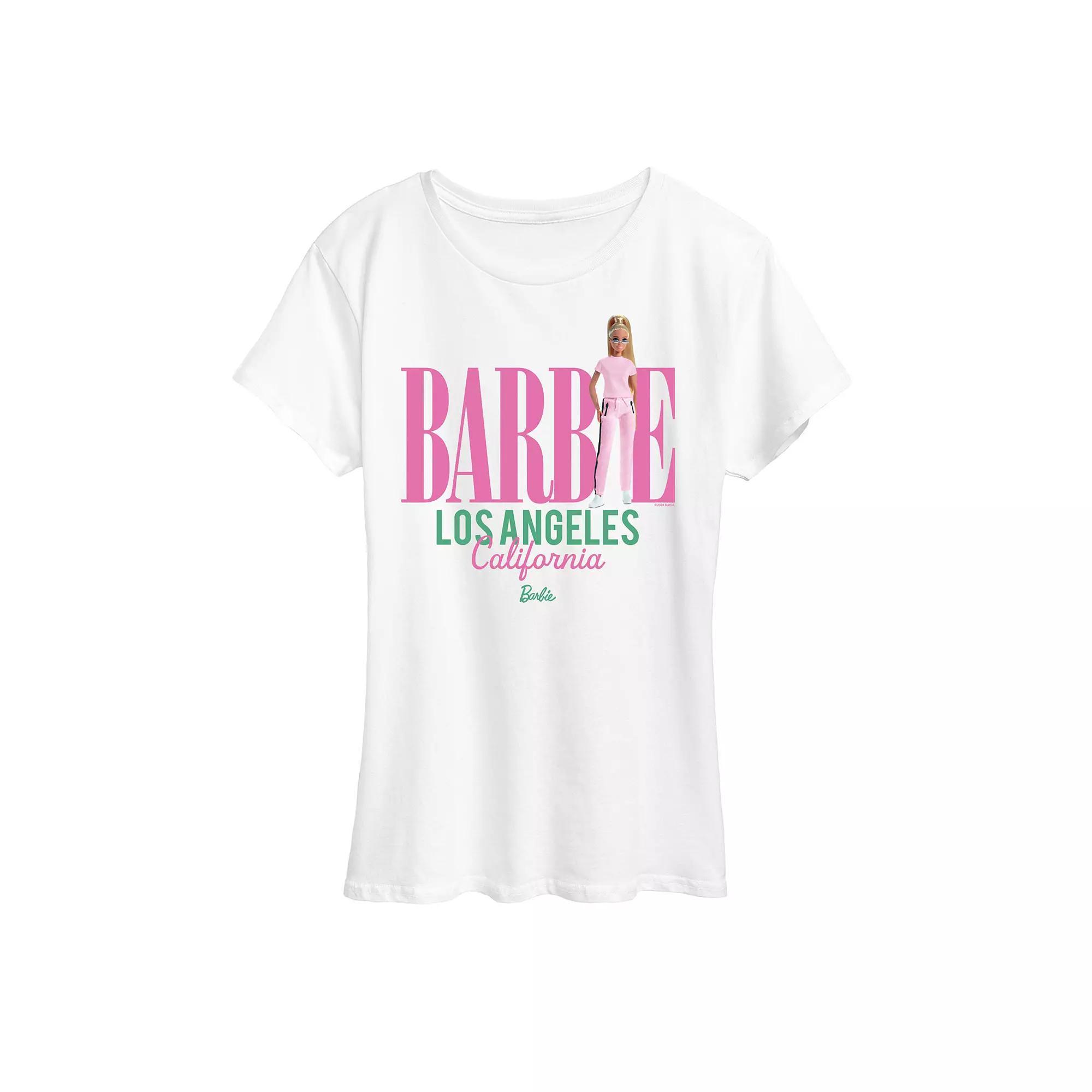 Womens Barbie Los Angeles Graphic Tee Product Image