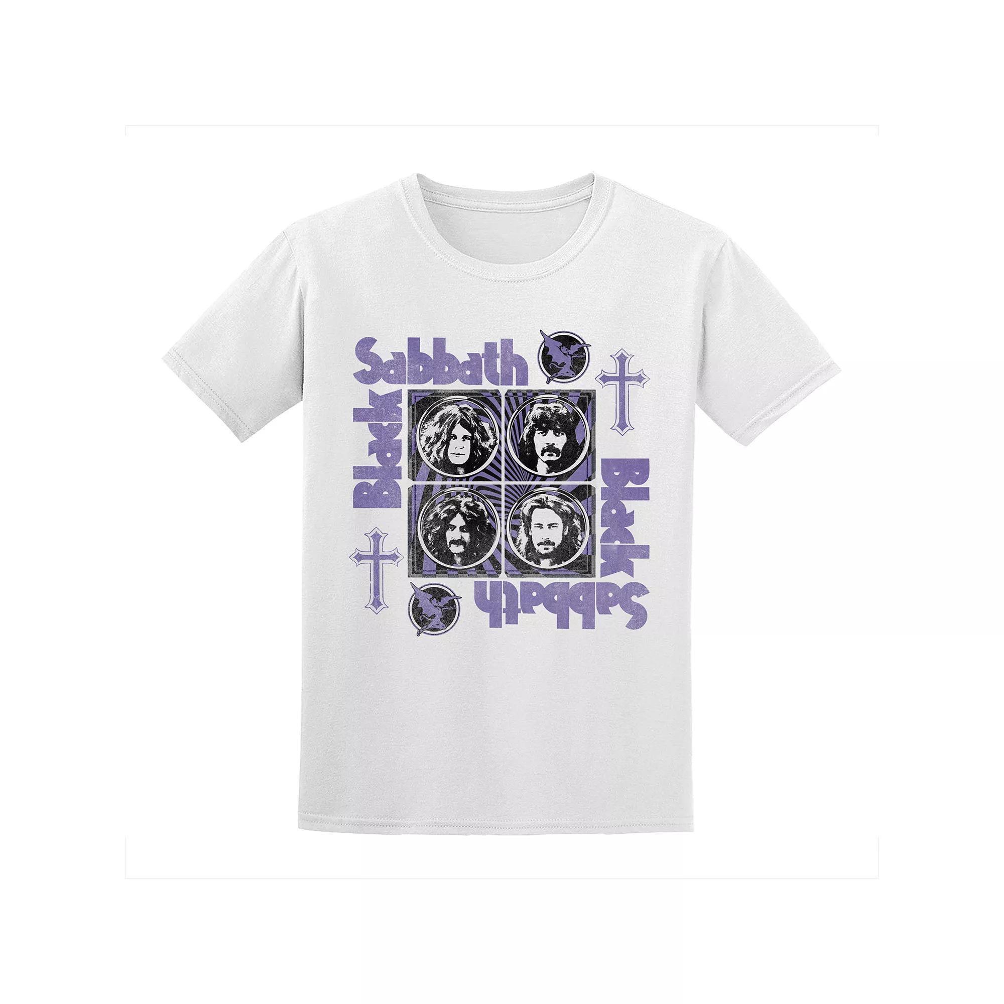 Men's Black Sabbath Tee, Size: Small, White Product Image