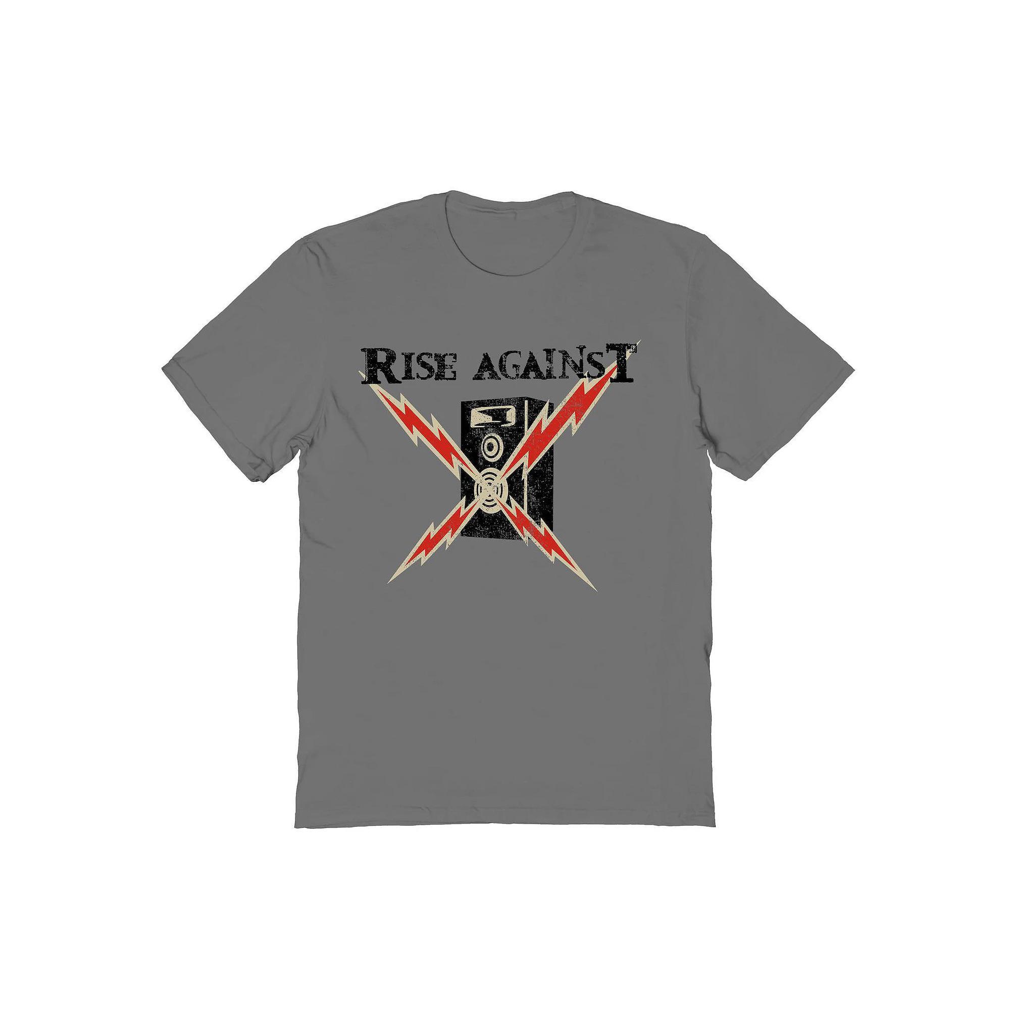 Men's Rise Against Speaker Sire Song Graphic Tee, Size: XL, Grey Product Image