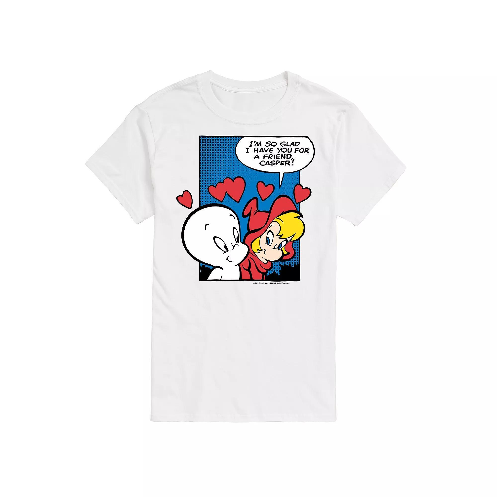 Big & Tall Casper Wendy Comic Panel Graphic Tee, Mens Product Image