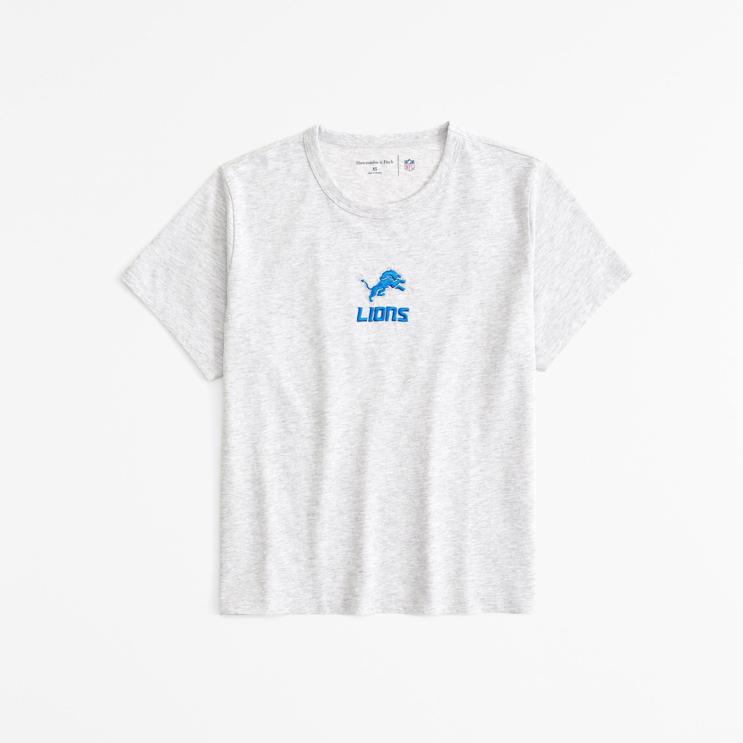 Short-Sleeve Detroit Lions Graphic Skimming Tee Product Image