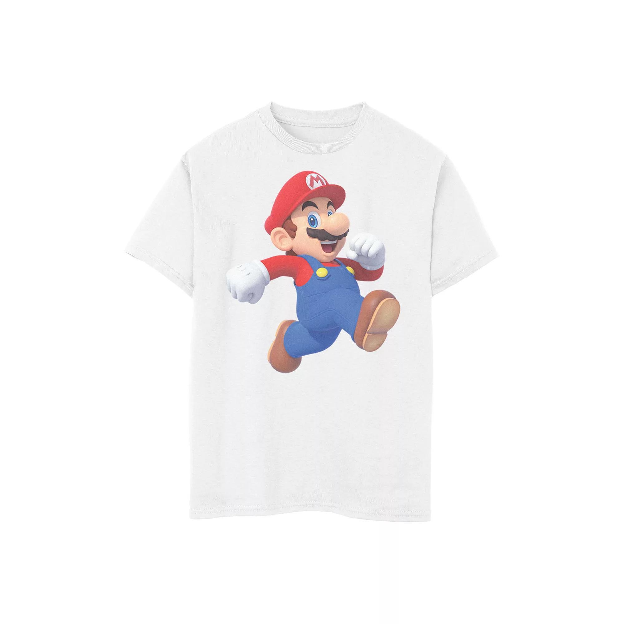 Boys 8-20 Nintendo Super Mario Bros. Mario Running Man Graphic Tee, Boy's, Size: Large, Red Product Image