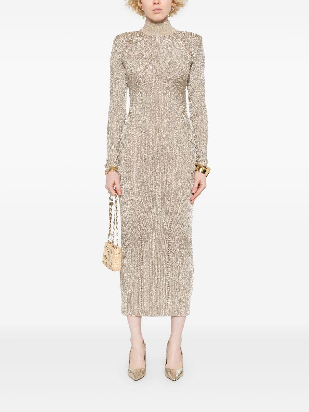 lurex knitted maxi dress Product Image