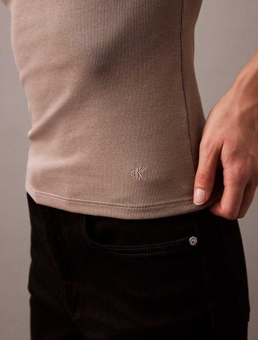 Cotton Contour Rib T-Shirt Product Image