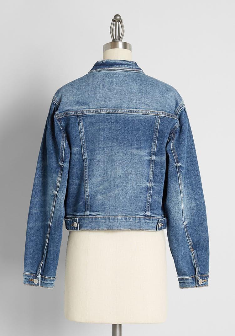 Ballooning Confidence Denim Jacket Product Image