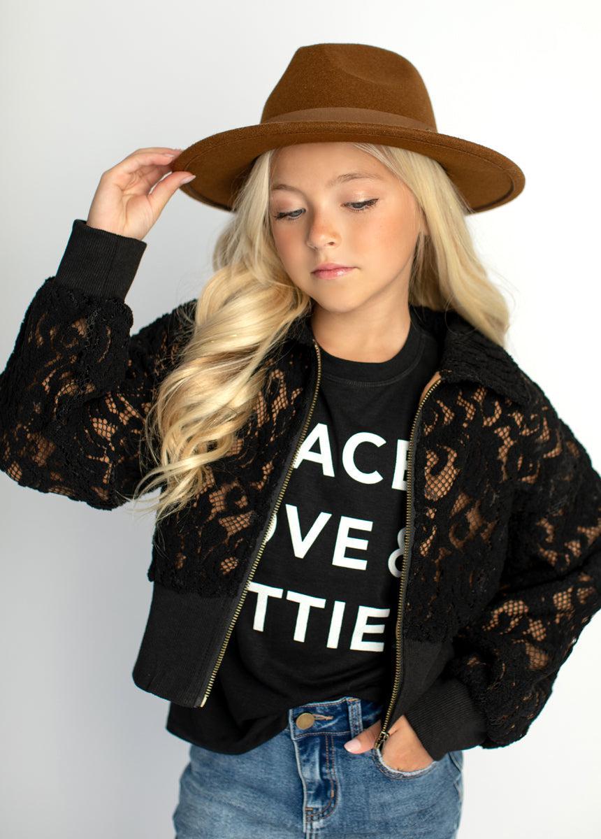Luxury Jacket in Black Girls Product Image