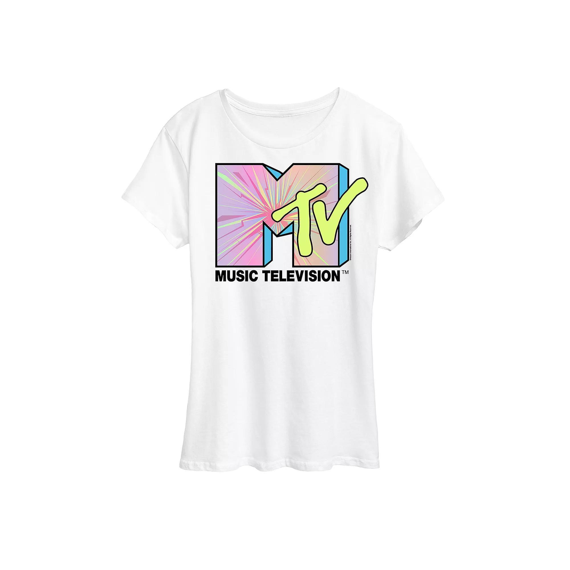 Womens MTV Club Art Graphic Tee Product Image