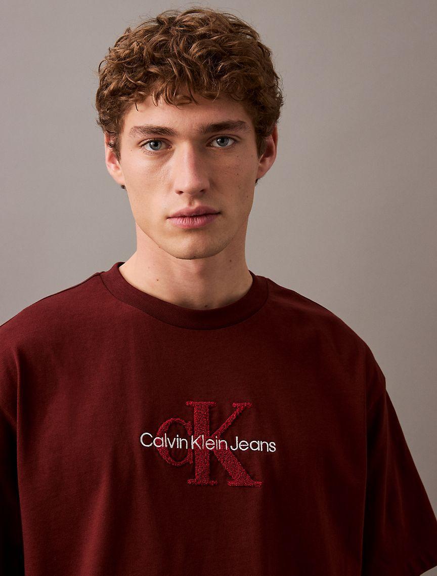 Monogram Logo Flocked Graphic Relaxed T-Shirt Product Image