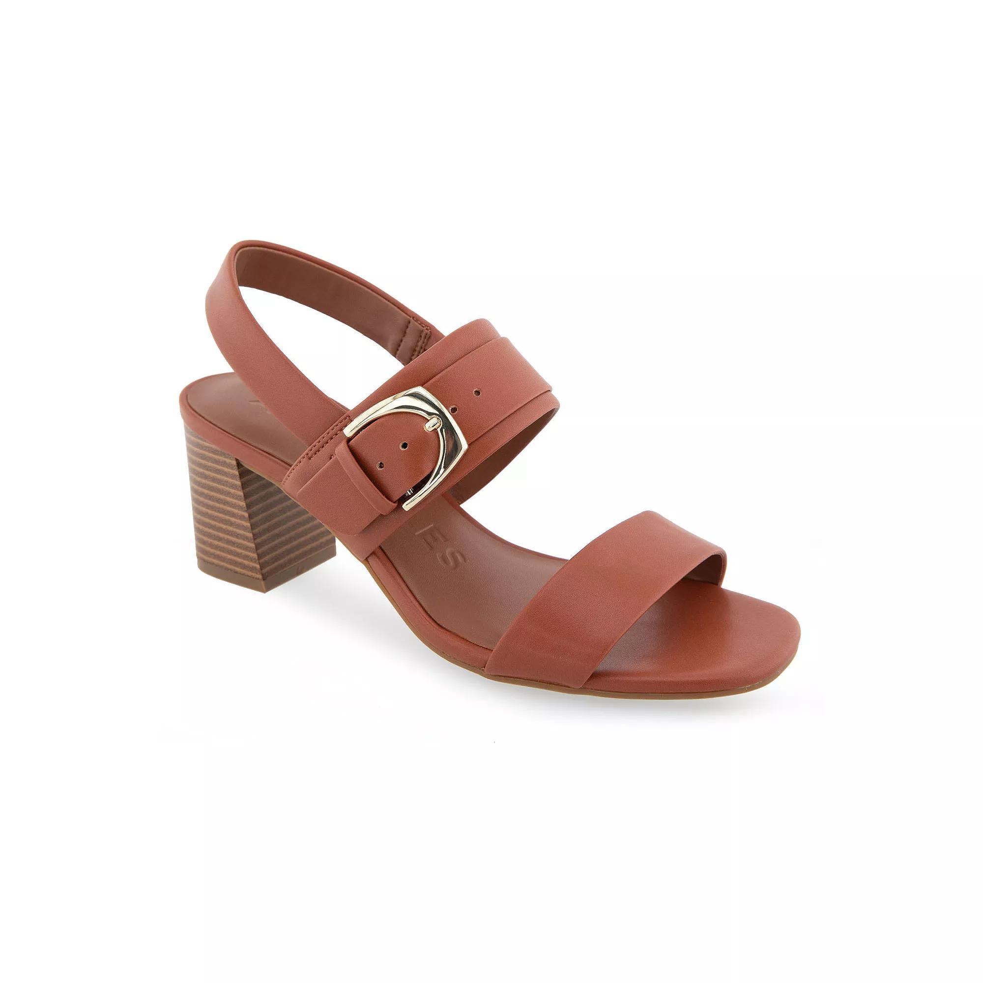 Aerosoles Ellazia Women's Dress Heeled Sandals, Size: 11, Gingerbread Pu Product Image