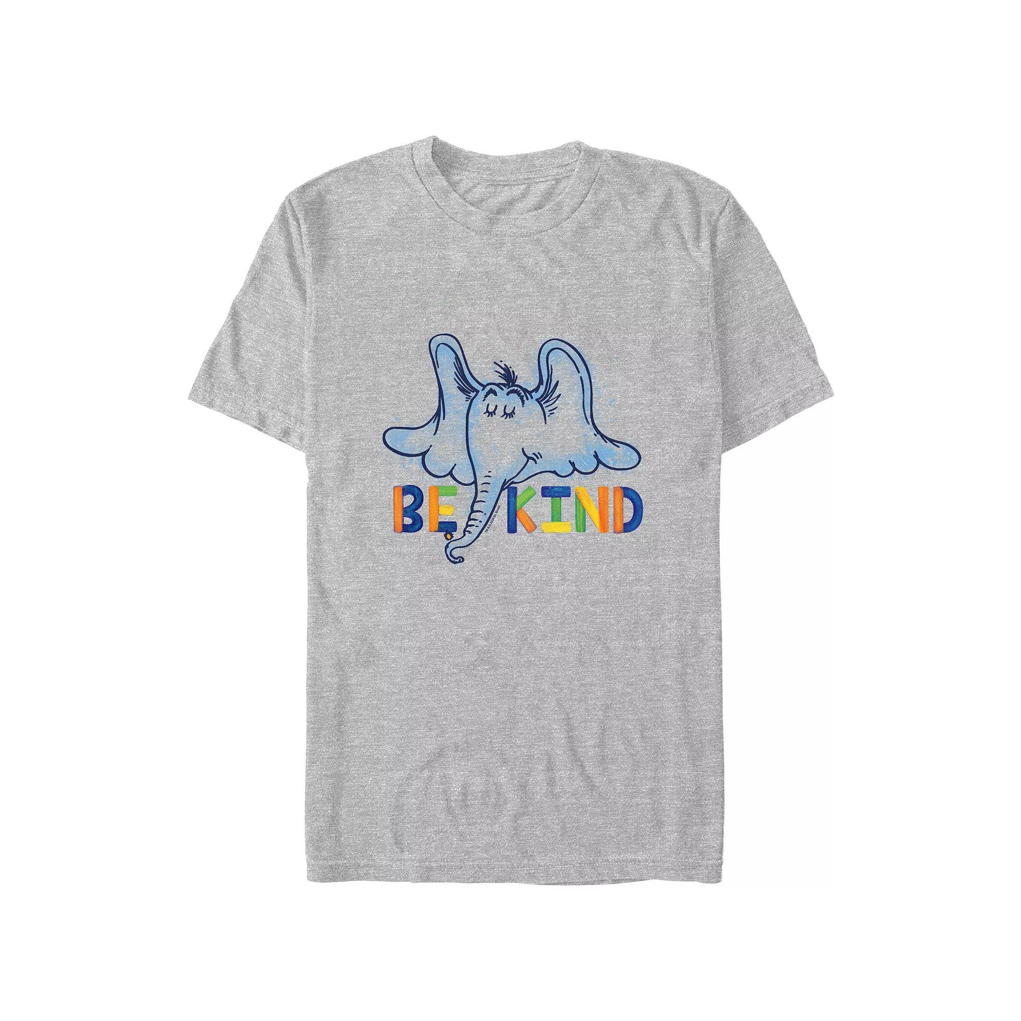 Men's Dr. Seuss Be Kind Graphic Tee, Size: XS, Athletic Grey Product Image
