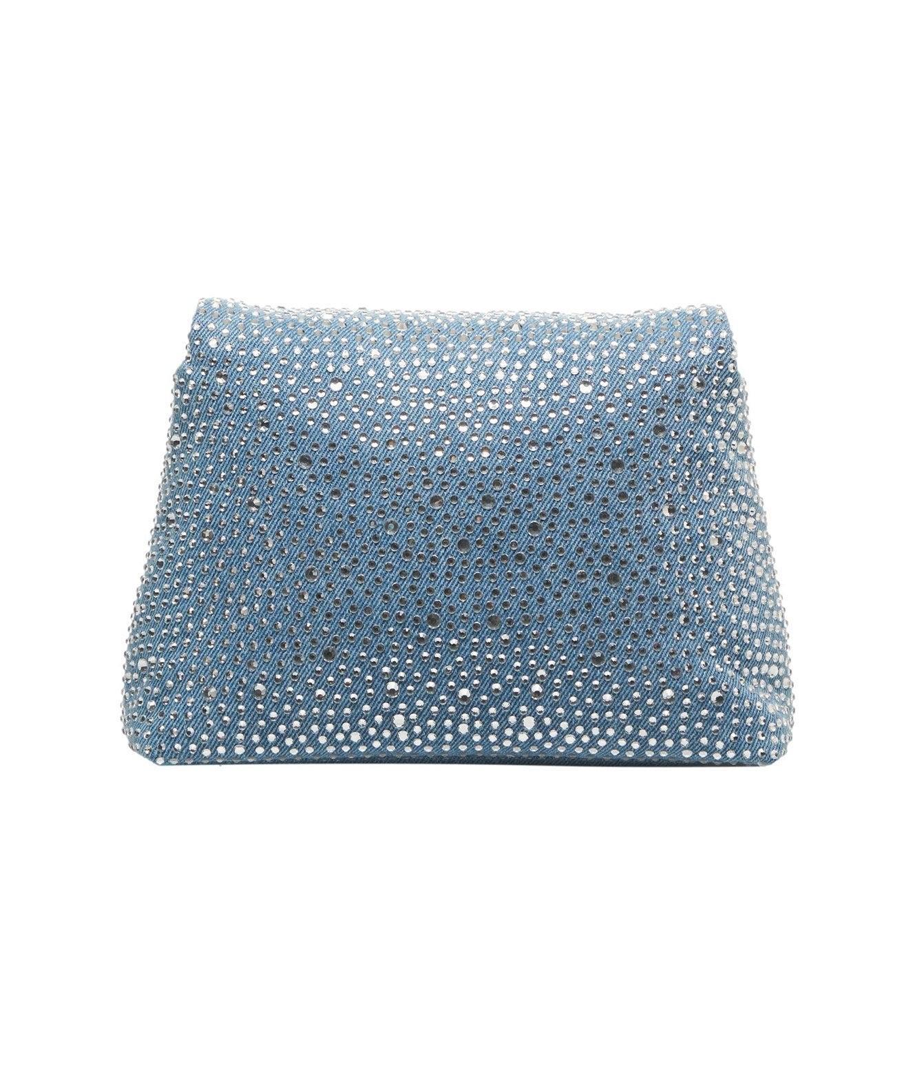 Shoulder bag with rhinestones 'LaPuffy' Product Image