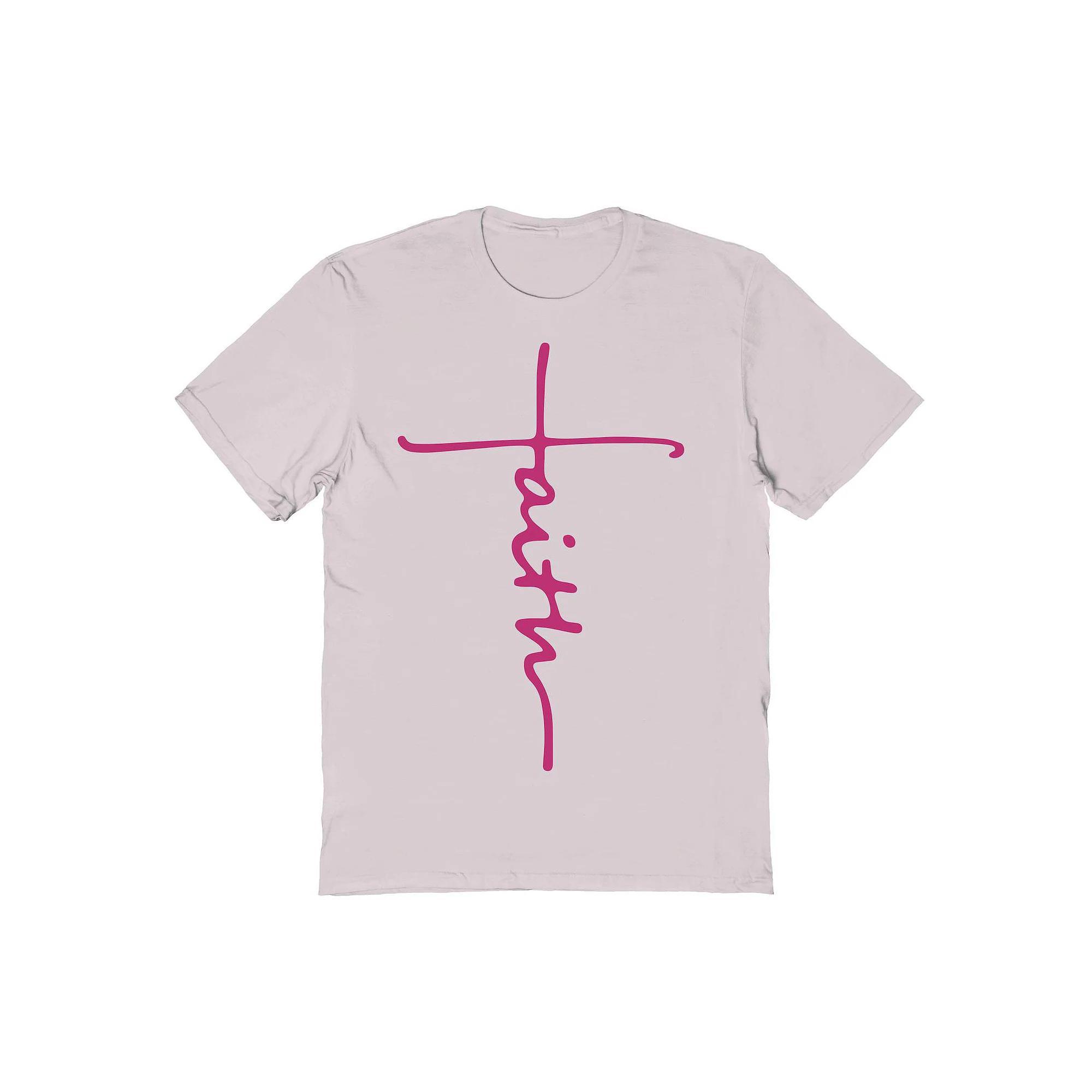 Men's Faith Easter Graphic Tee, Size: XXL, Ice Grey Product Image