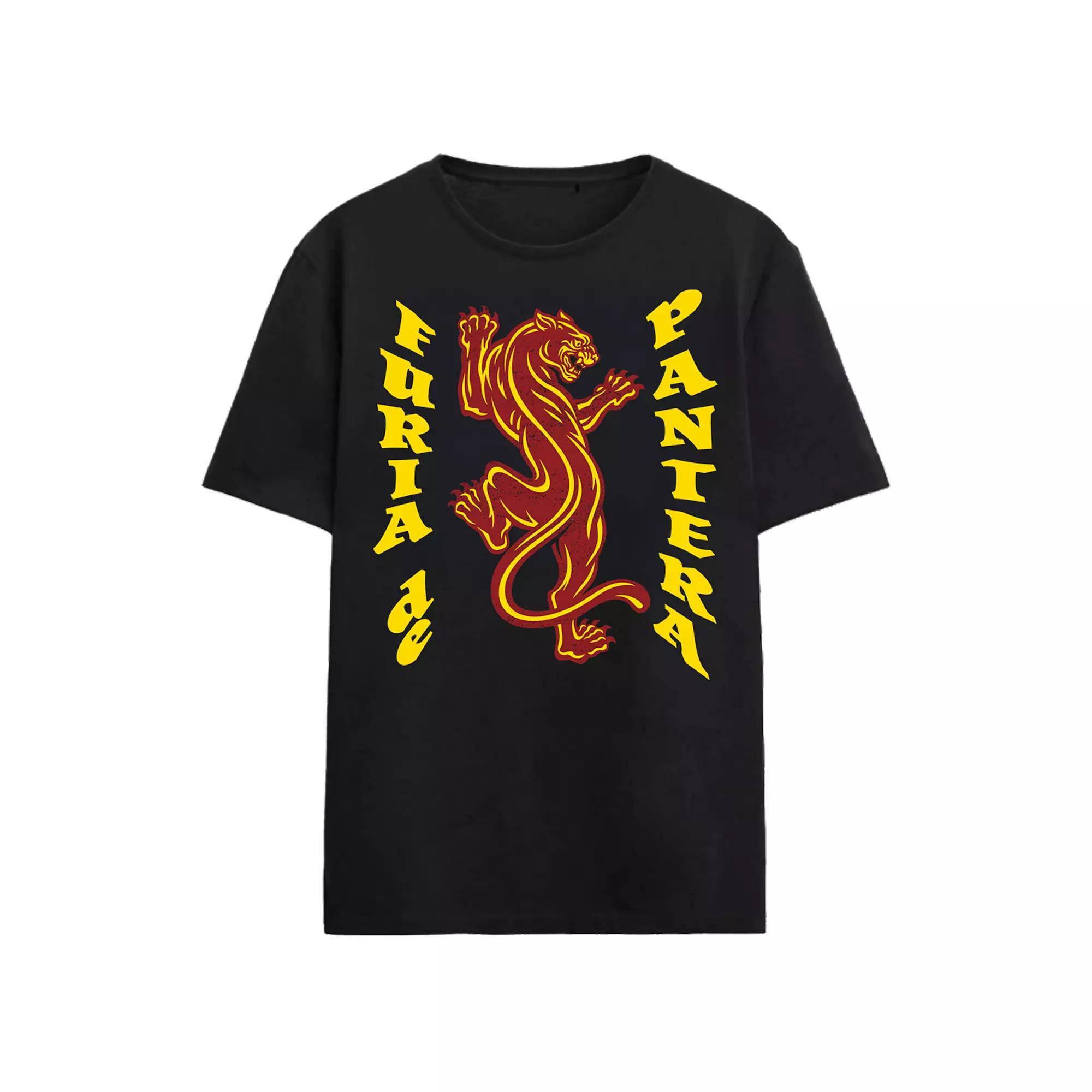 Men's Furia De Pantera Graphic Tee, Size: XXL, Black Product Image