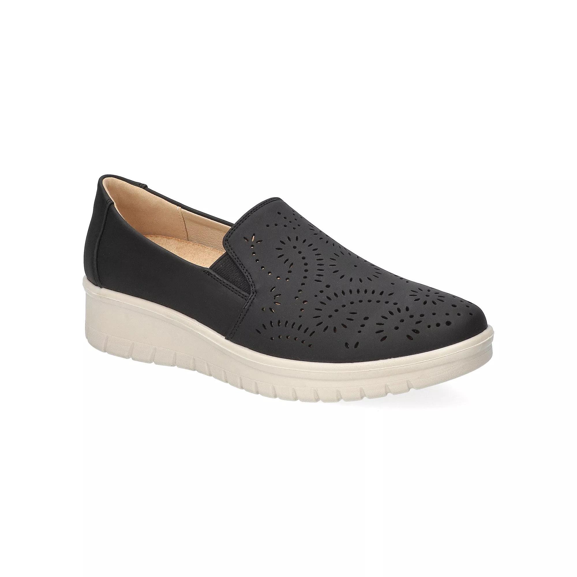 Ying by Easy Street Women's Comfort Flats, Size: 10 Wide, Black Product Image