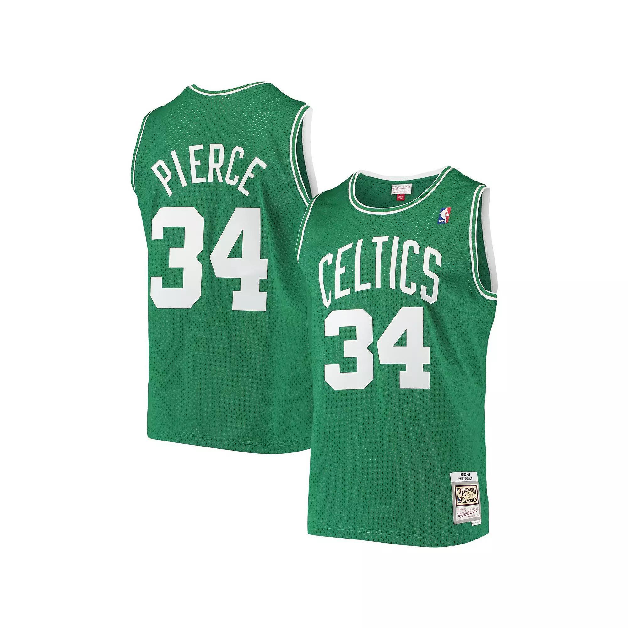 Men's Mitchell & Ness Paul Pierce Kelly Green Boston Celtics Hardwood Classics Swingman Jersey, Size: Medium Product Image