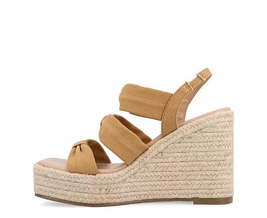 Journee Collection Womens Santorynn Platform Wedge Sandal Product Image