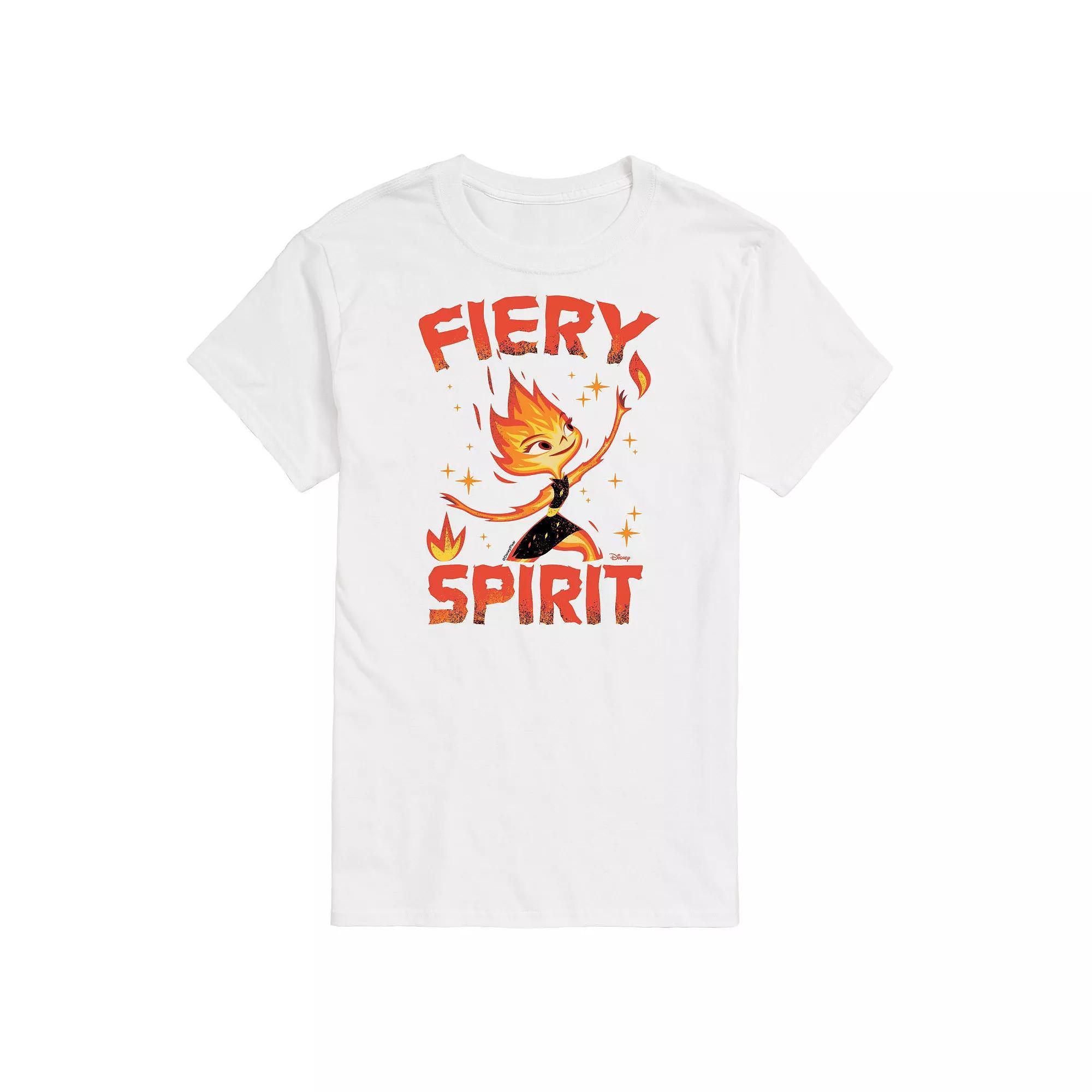 Disneys Elemental Big & Tall Fiery Spirit Graphic Tee, Mens Product Image