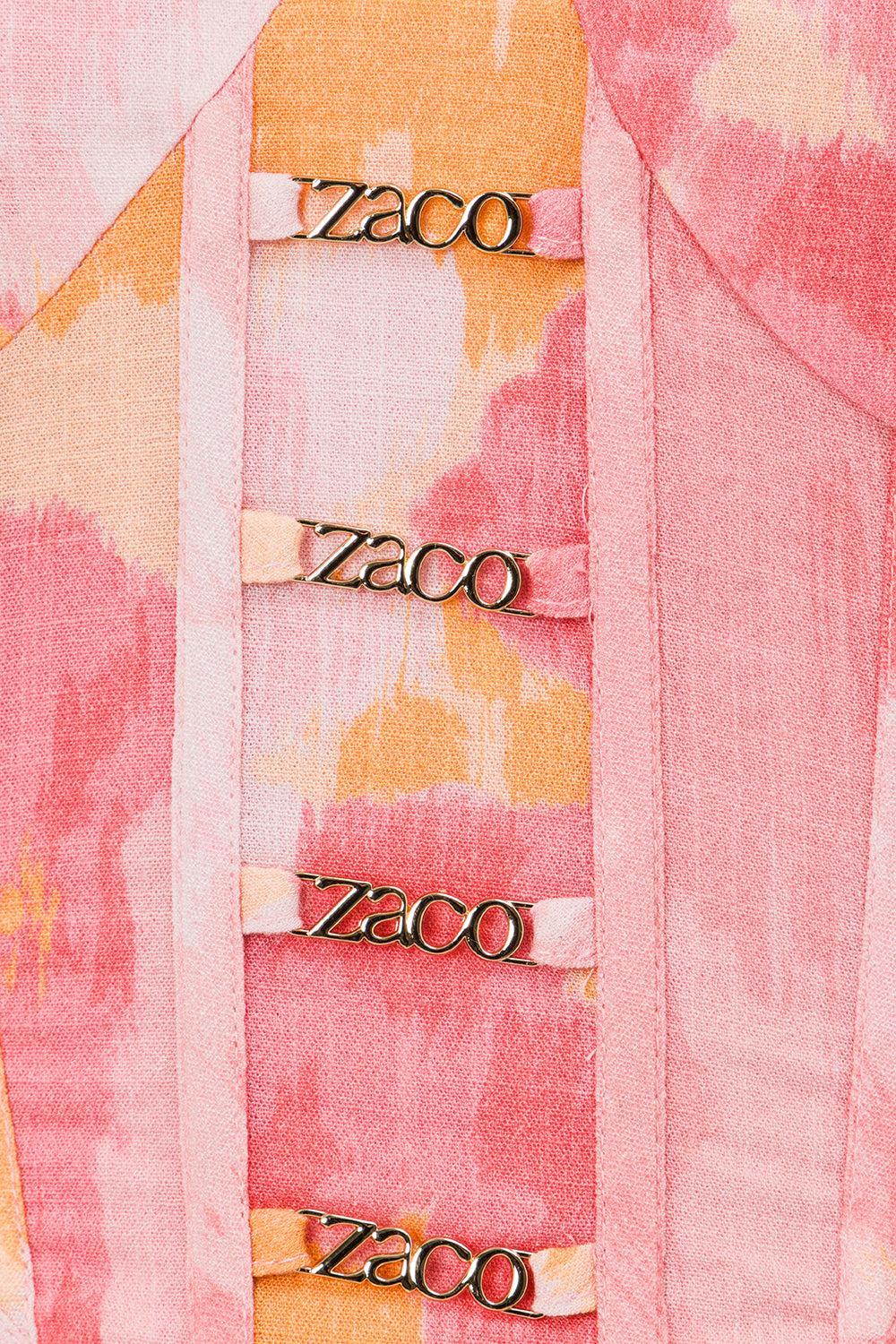 Serralina Midi Skirt - Pink Gerbera Product Image