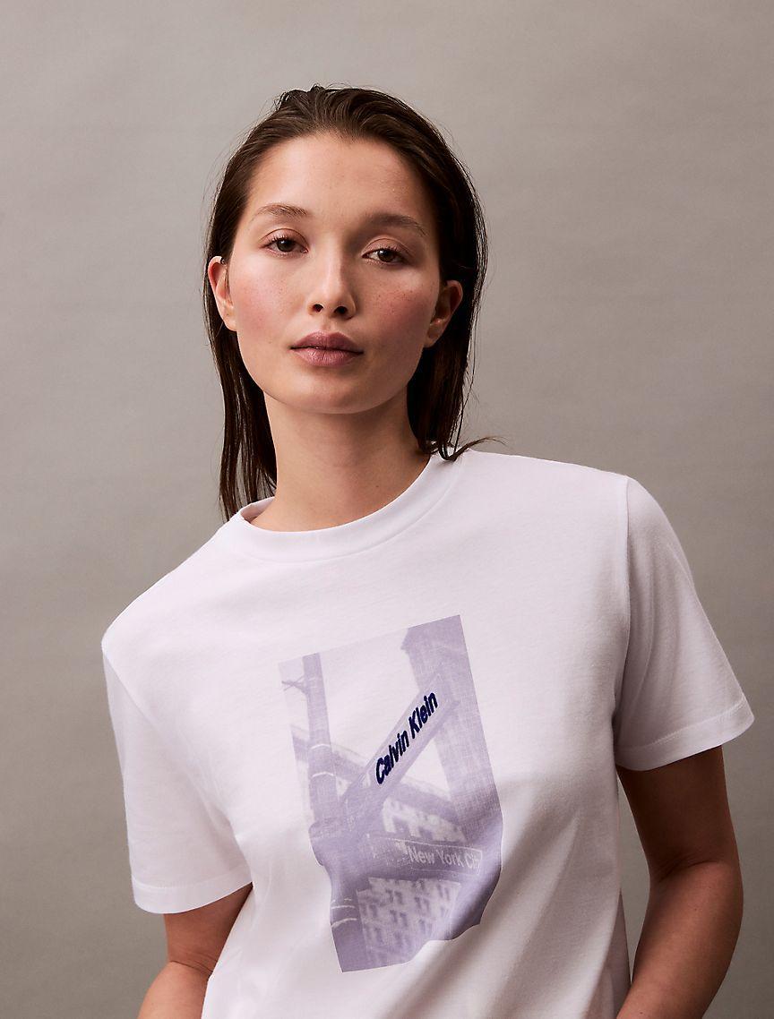 Street Sign Graphic Boxy T-Shirt Product Image