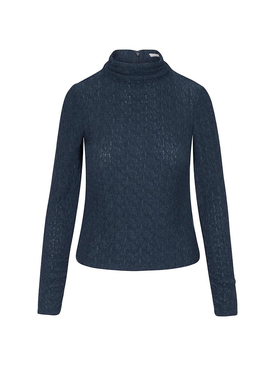 Womens Taryn Knit Lace Long-Sleeve Top Product Image