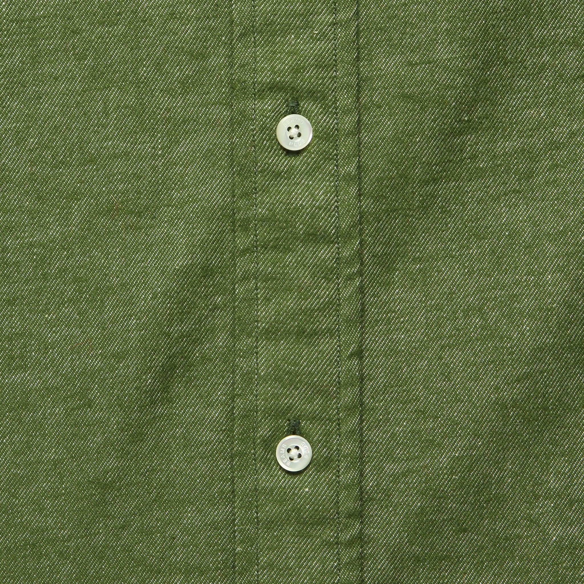Flannel Shirt - Olive Product Image