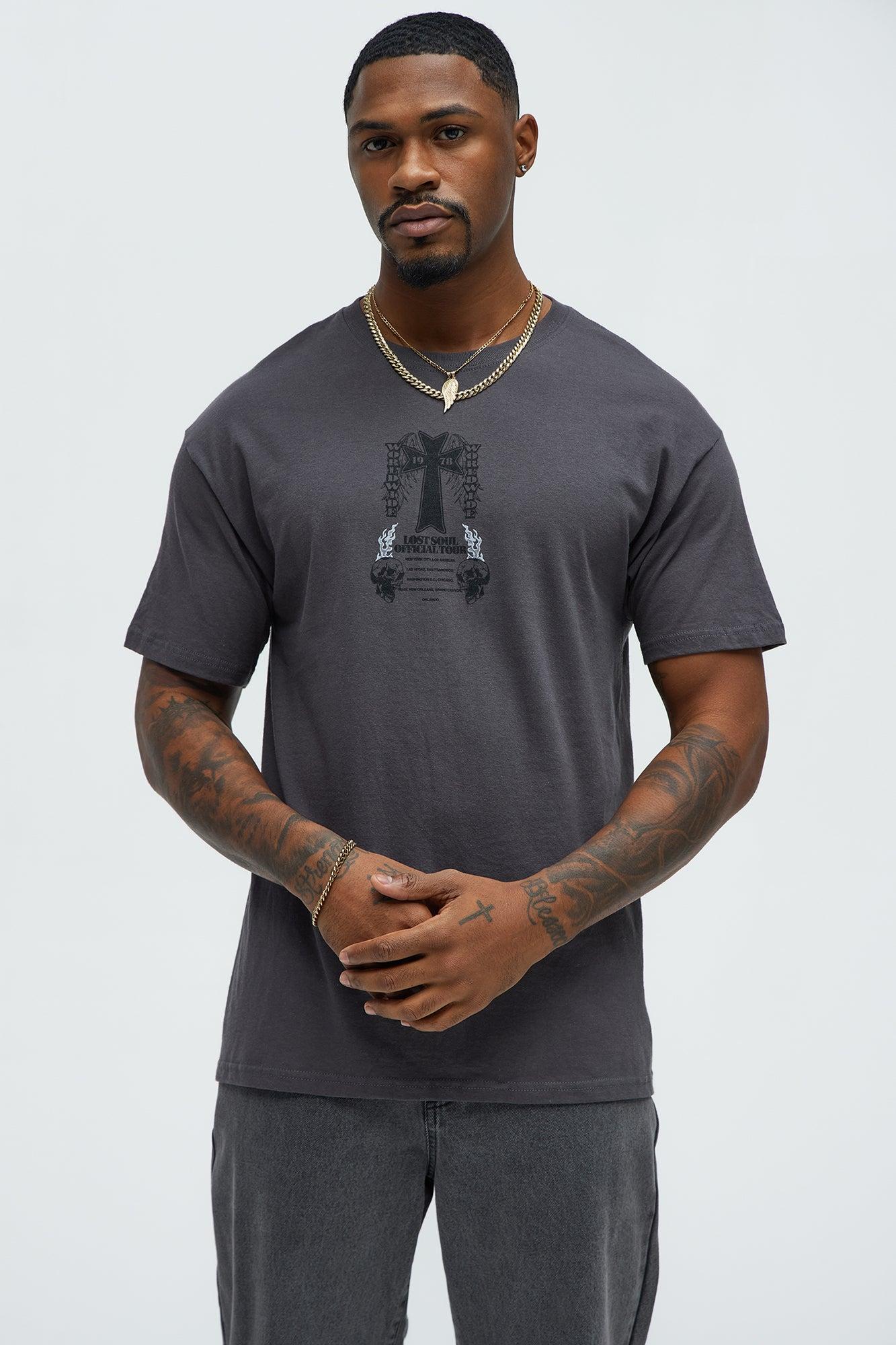 Worldwide Lost Soul Short Sleeve Tee - Charcoal Product Image