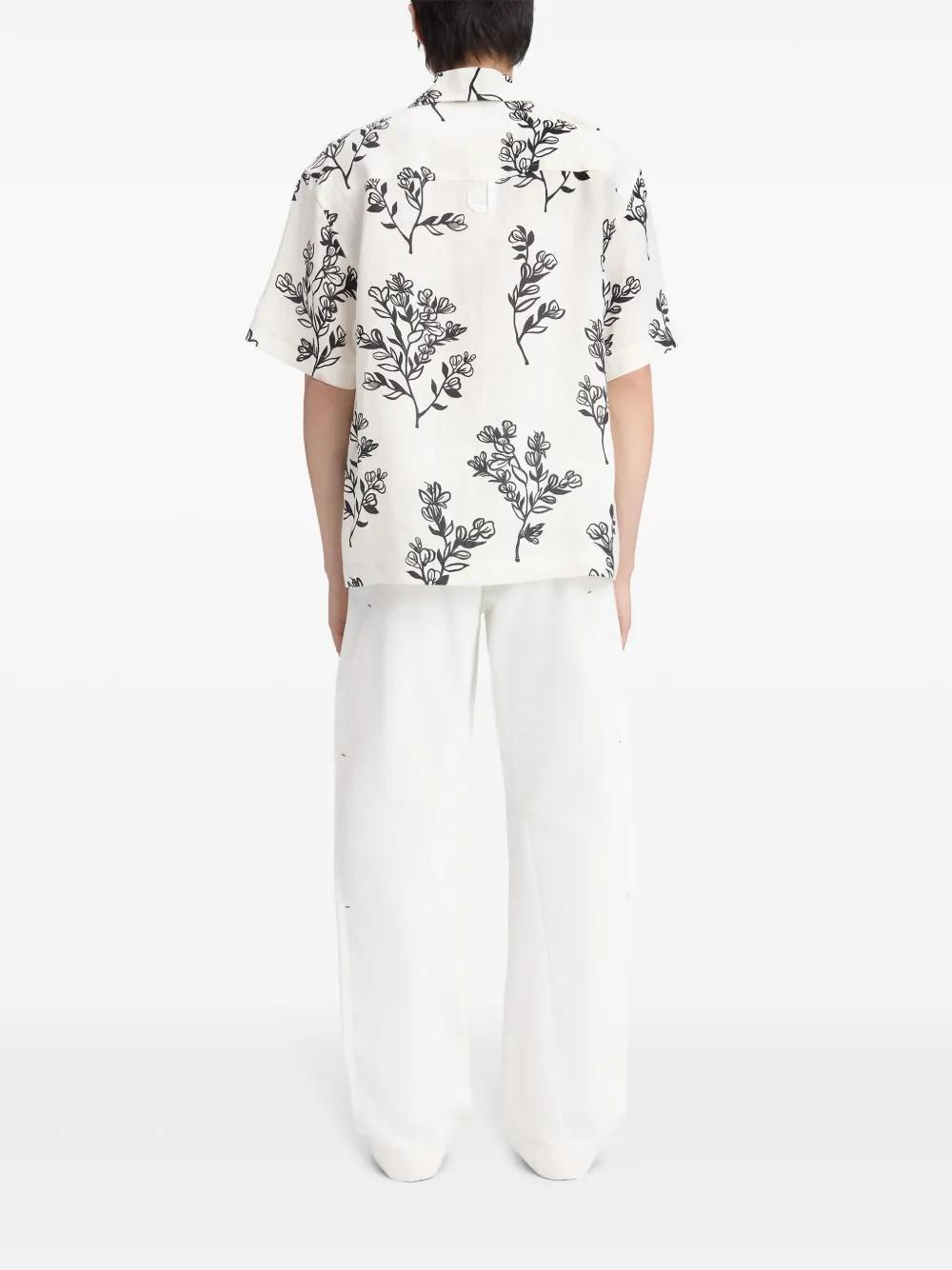 La Chemise Jean floral-print shirt Product Image
