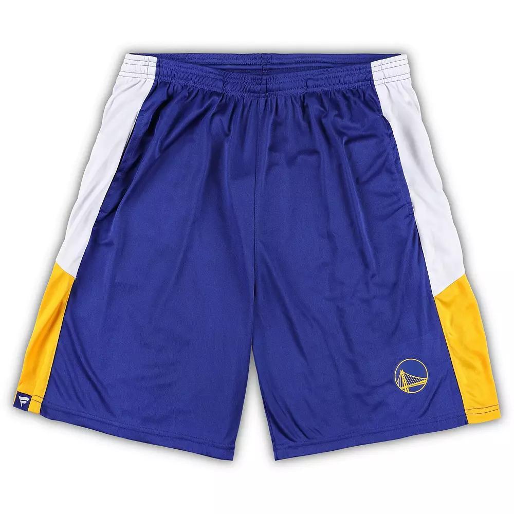 Men's Fanatics Branded Royal Golden State Warriors Big & Tall Champion Rush Practice Shorts, Size: 3XB, Blue Product Image