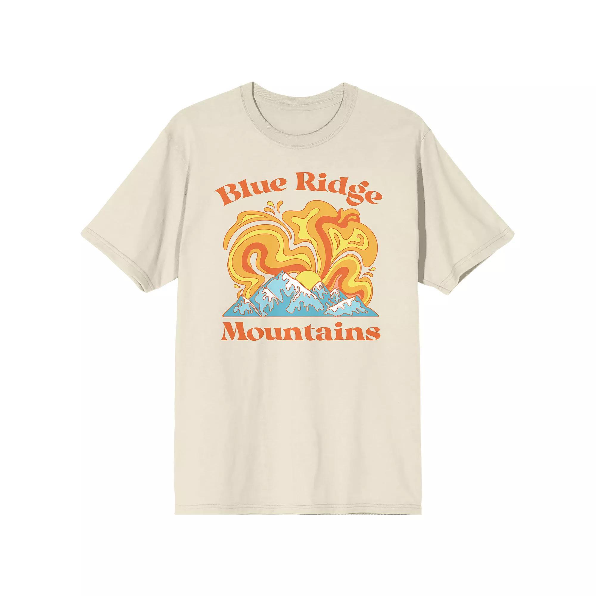 Men's Adventure Society Blue Ridge Tee, Size: Large, Beige Product Image