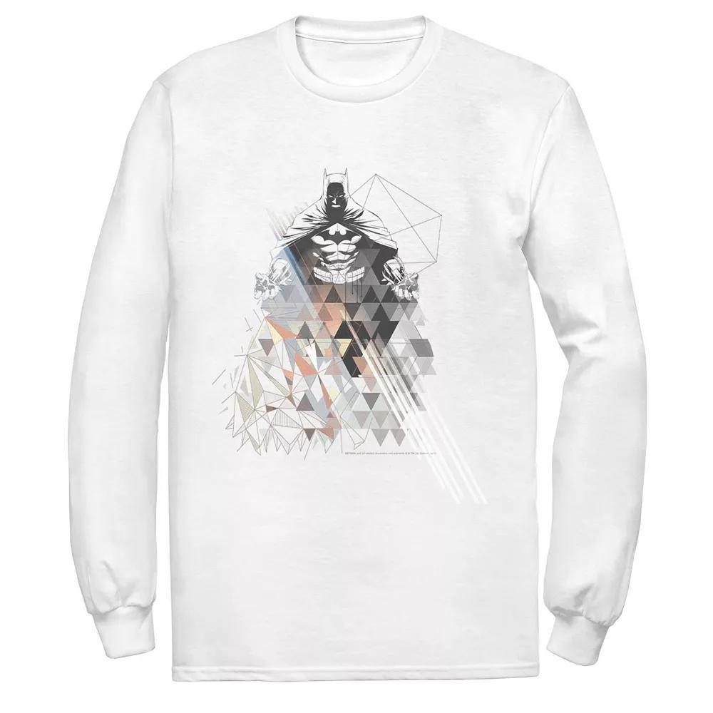 Men's DC Comics Batman Poly Portrait Tee, Size: Small, White Product Image