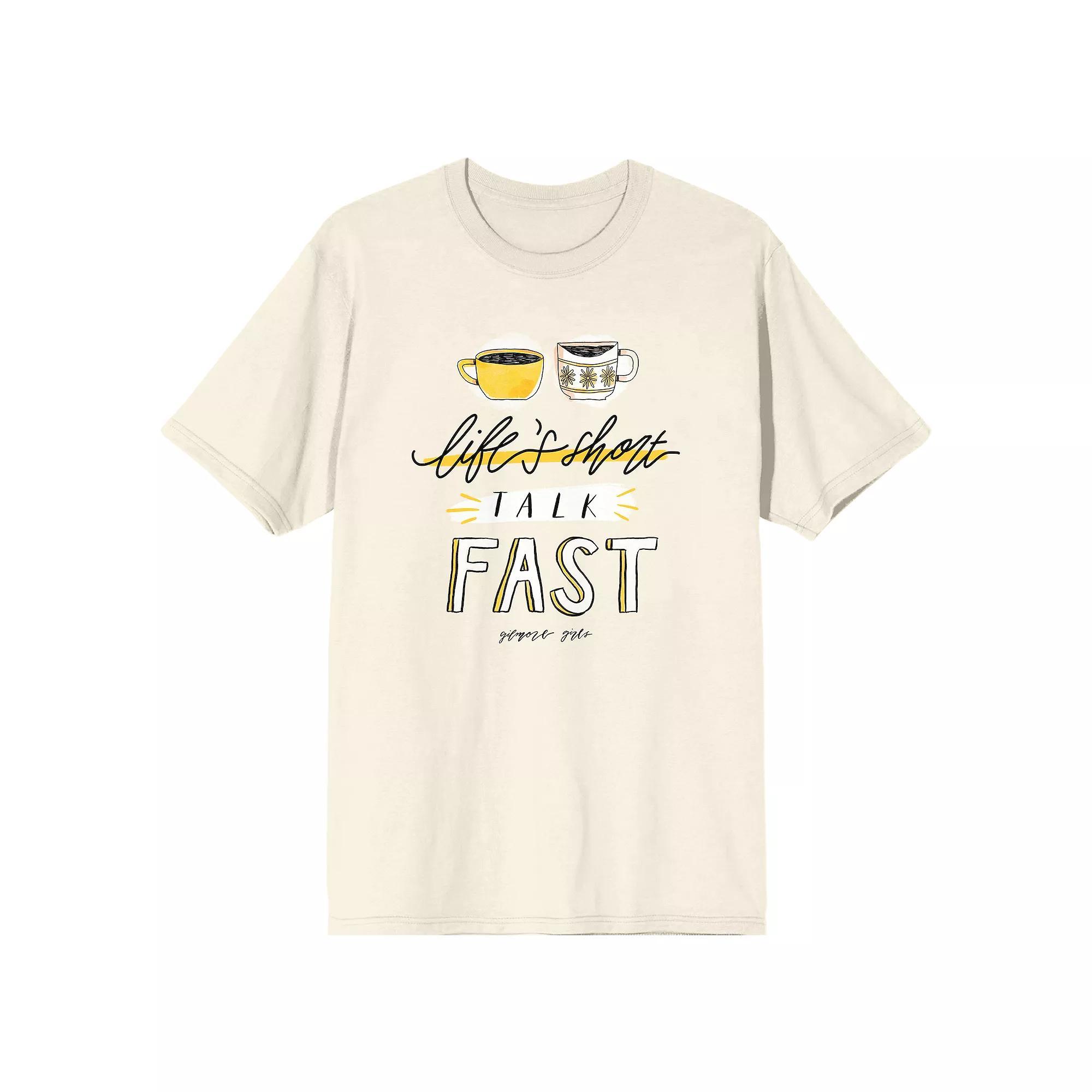 Men's Gilmore Girls Lifes Tee, Size: Large, White Product Image