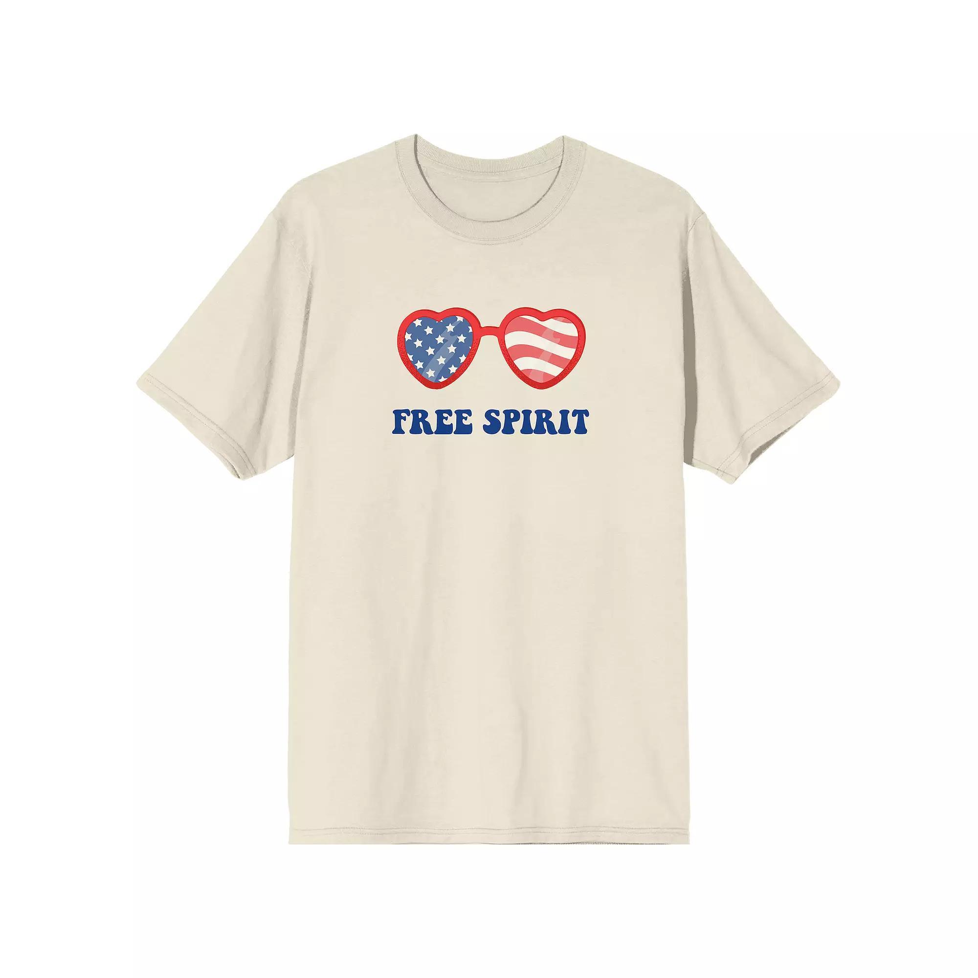 Men's Americana Free Spirit Tee, Size: Large, Beige Product Image