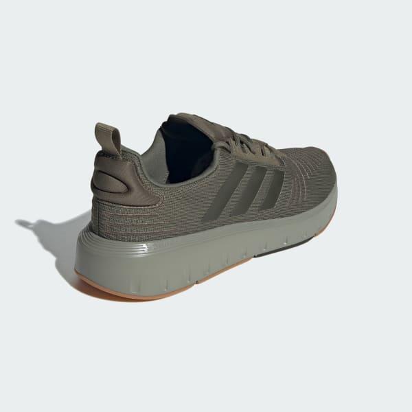 adidas Swift Run Shoes Olive Strata 12 Mens Product Image