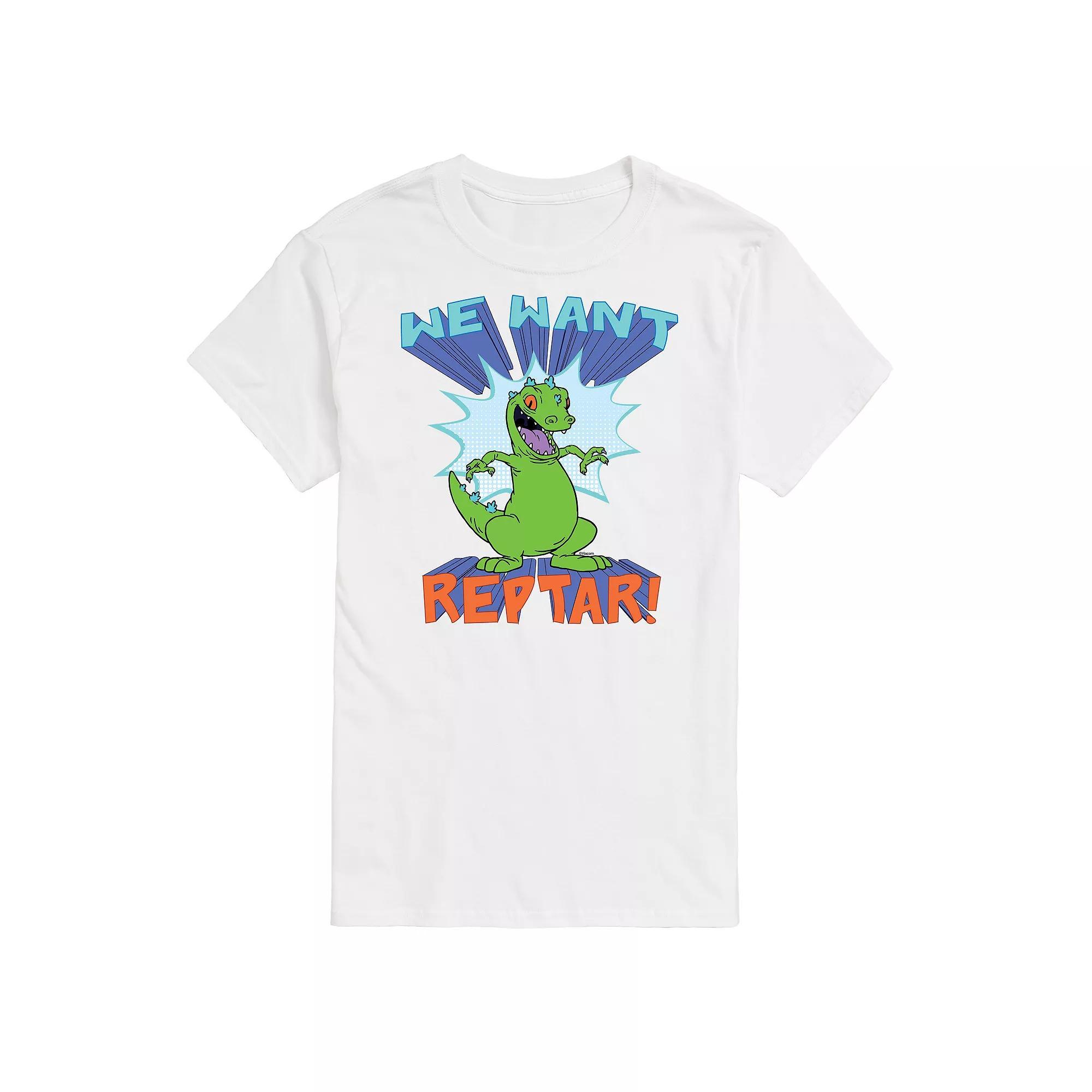 Big & Tall Rugrats We Want Reptar Graphic Tee, Mens Product Image