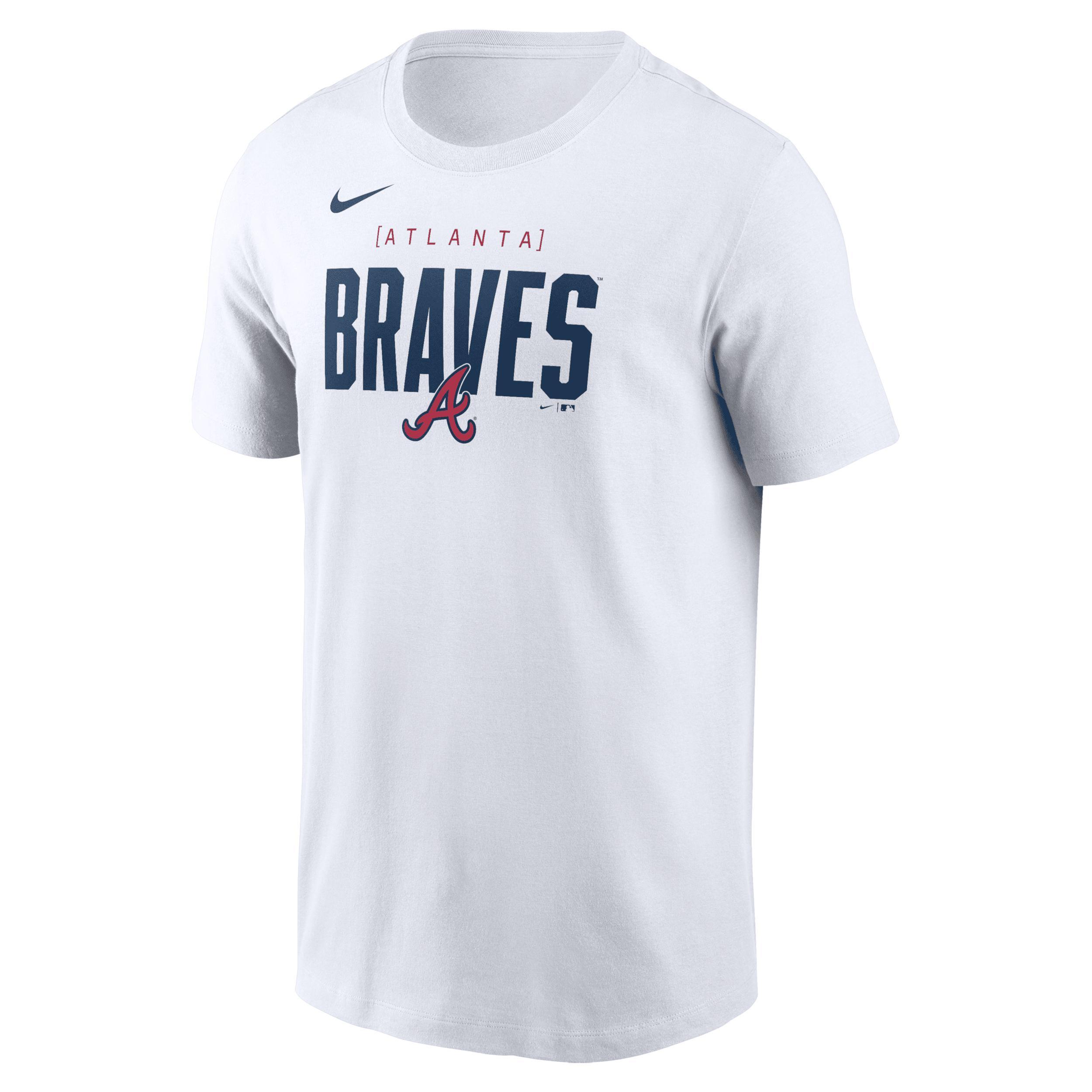 Men's Nike White Tampa Bay Rays Home Team Bracket Stack T-Shirt, Size: 2XL Product Image
