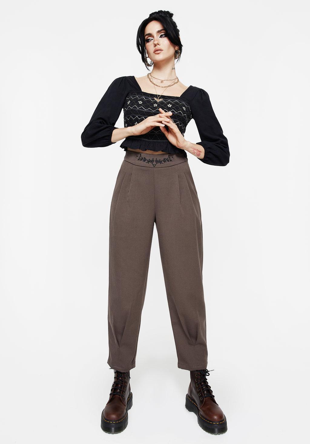 Woodruff Embroidered Balloon Leg Trouser Product Image
